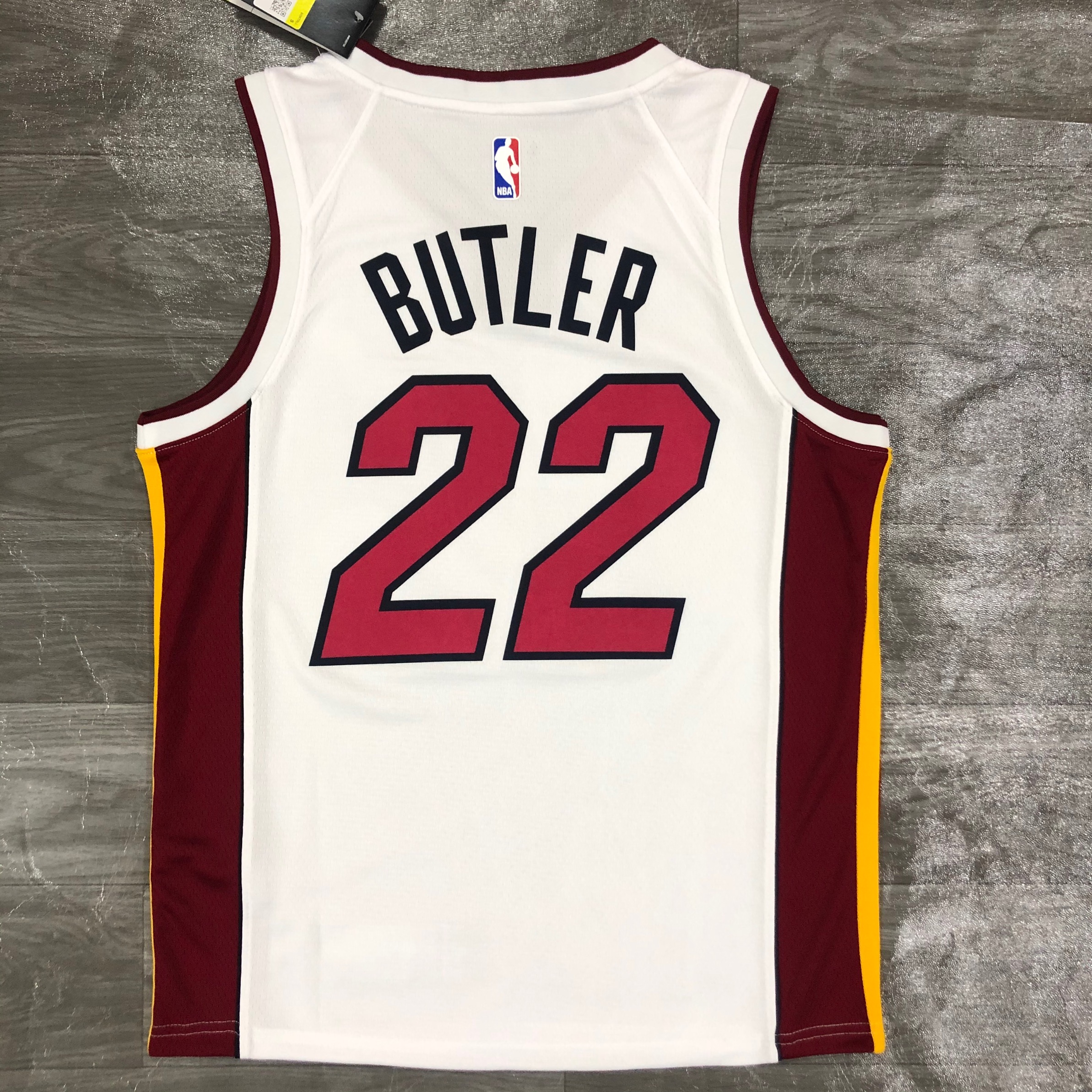 NBA Men Miami Heat White #22 BUTLER Jersey High Quality Name and Number Print - leoleo123123