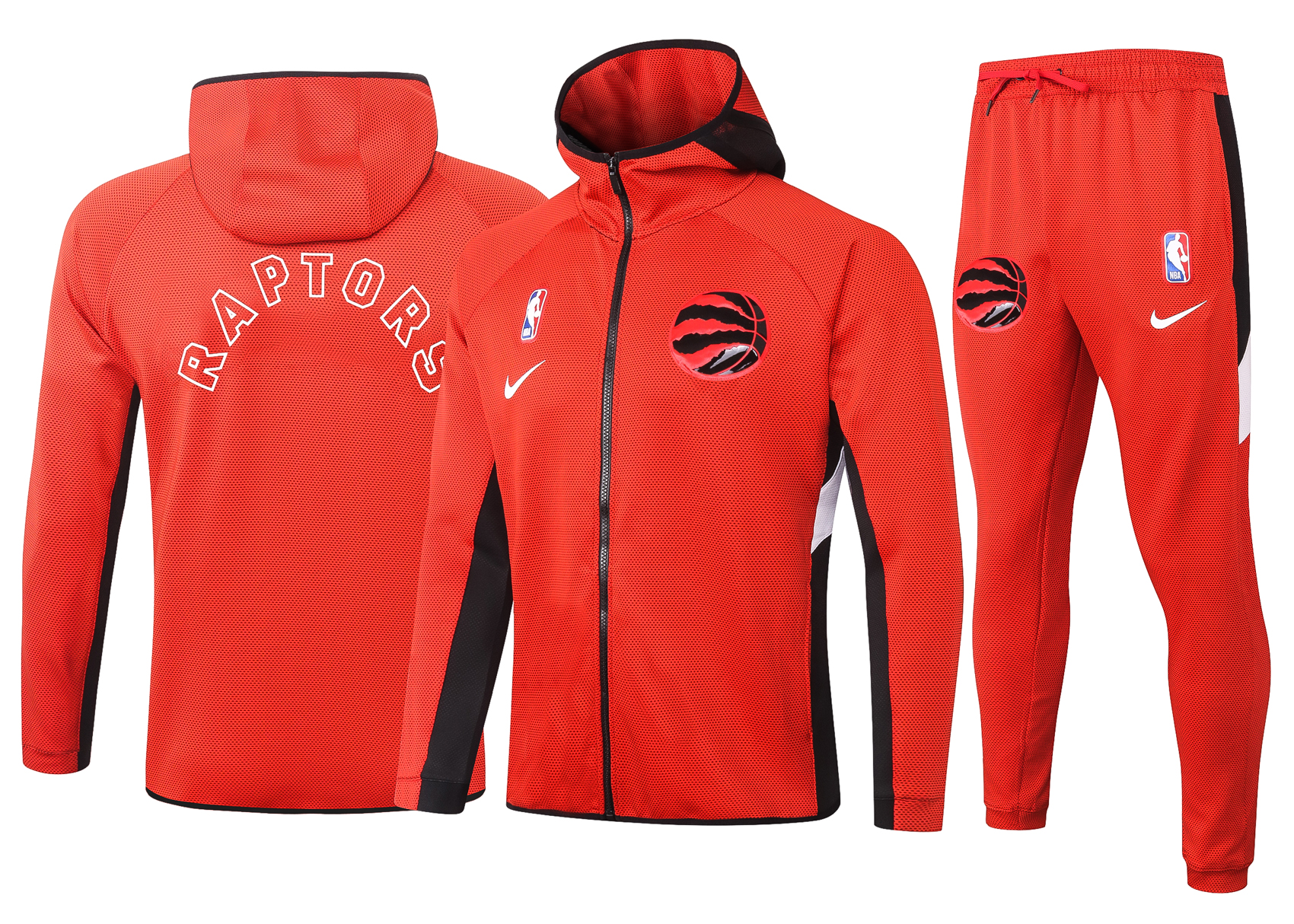 NBA Toronto Raptors Red with Cap Jacket Tracksuit High Quality - leoleo123123
