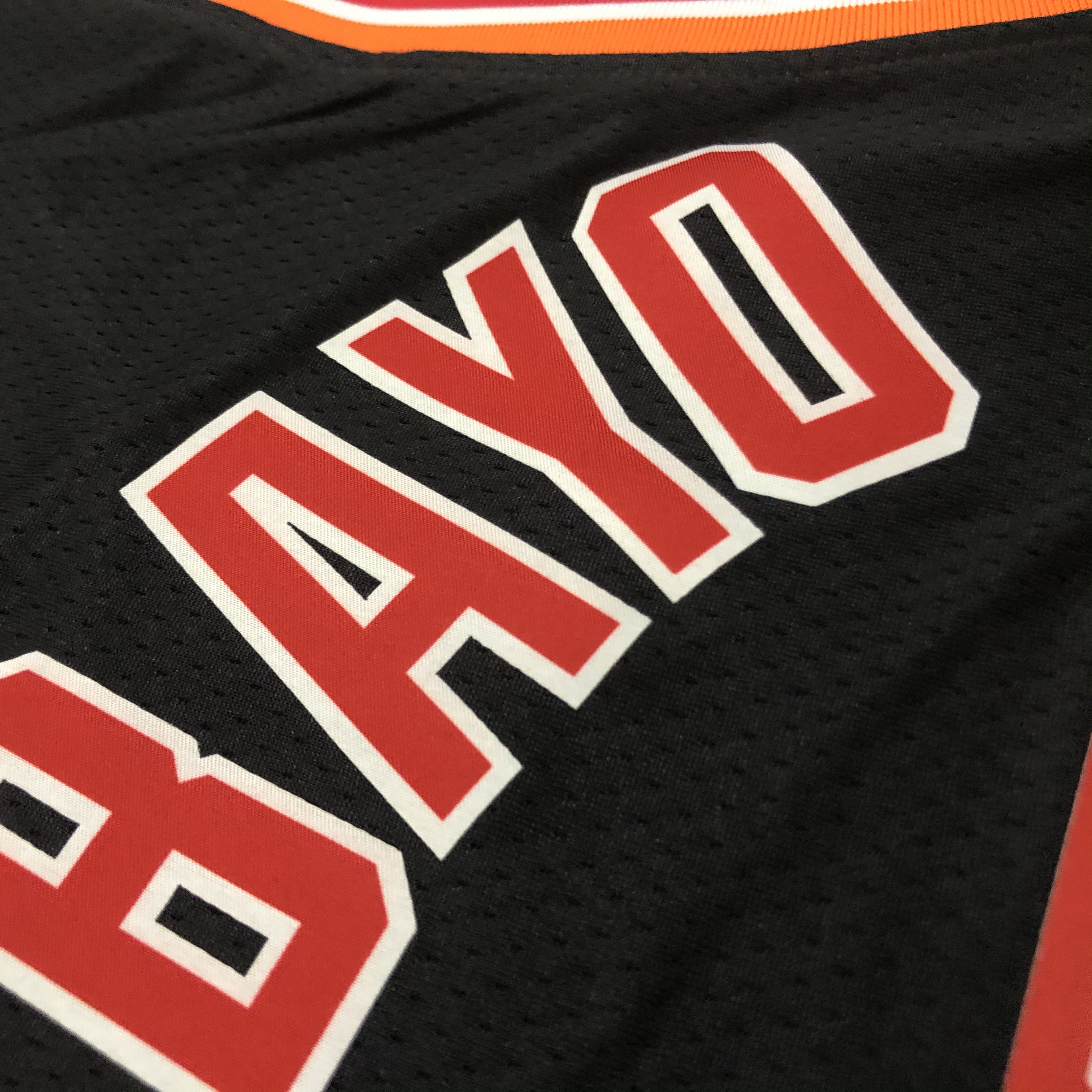 NBA Men Season 2018 Miami Heat Black #13 ADEBAYO Jersey High Quality Name and Number Print - leoleo123123
