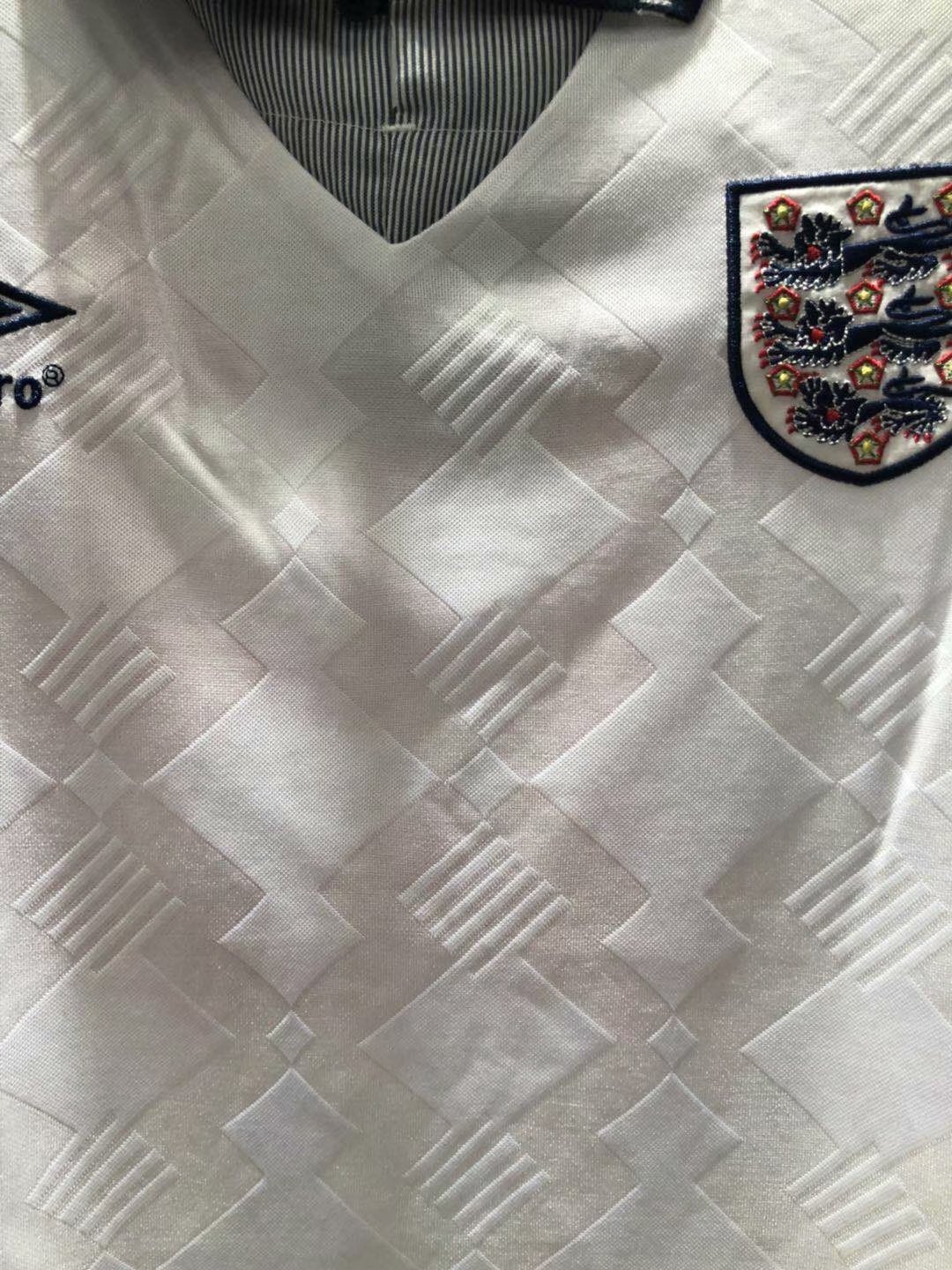 1990 England Home Retro Jersey - leoleo123123