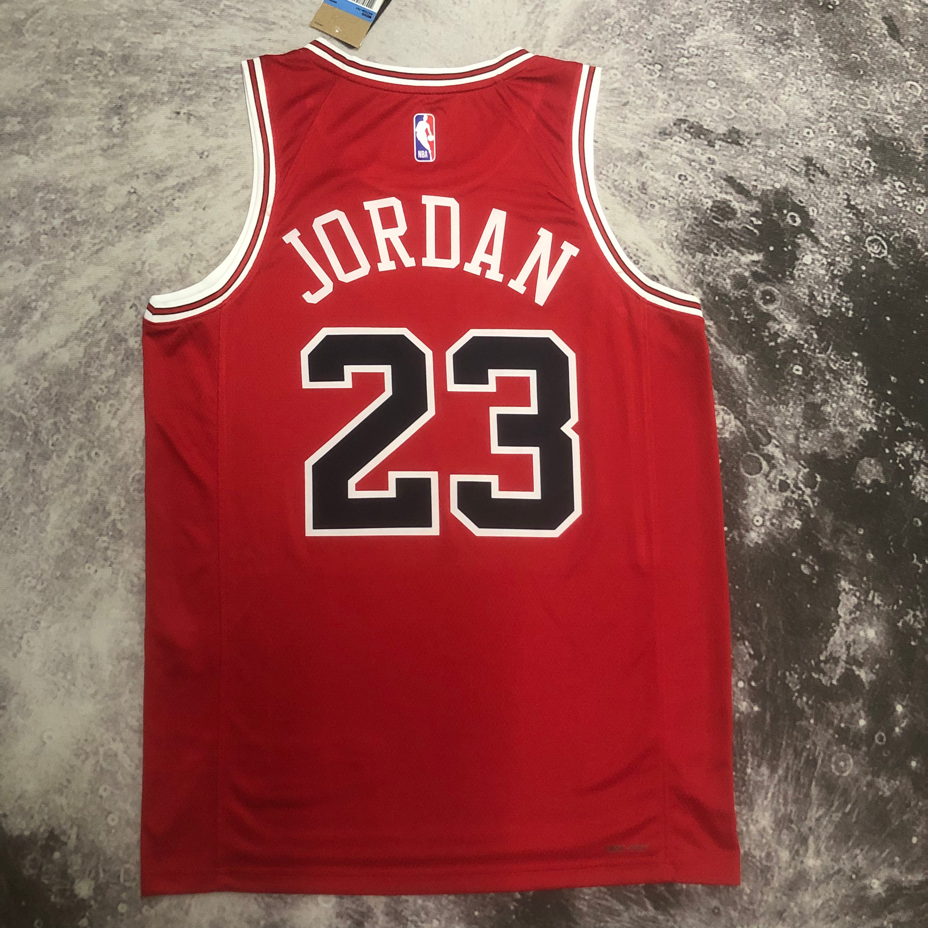 NBA Men 2023 Chicago Bulls Red #23 JORDAN Jersey High Quality Name and Number Print - leoleo123123
