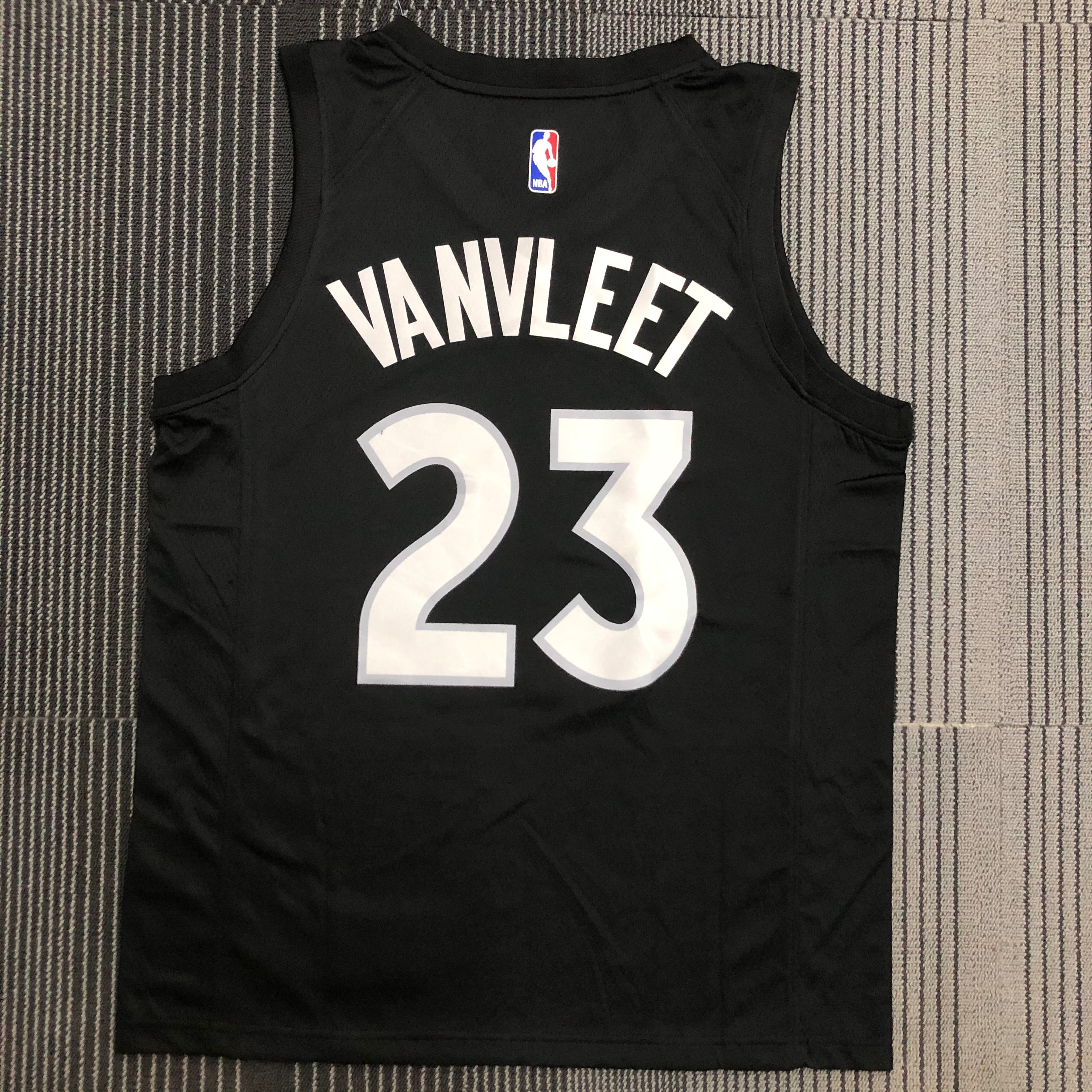 NBA Season 2021 Men Toronto Raptors Black and Purple Awarding Version #23 VANVLEET Jersey High Quality Name and Number Print - leoleo123123