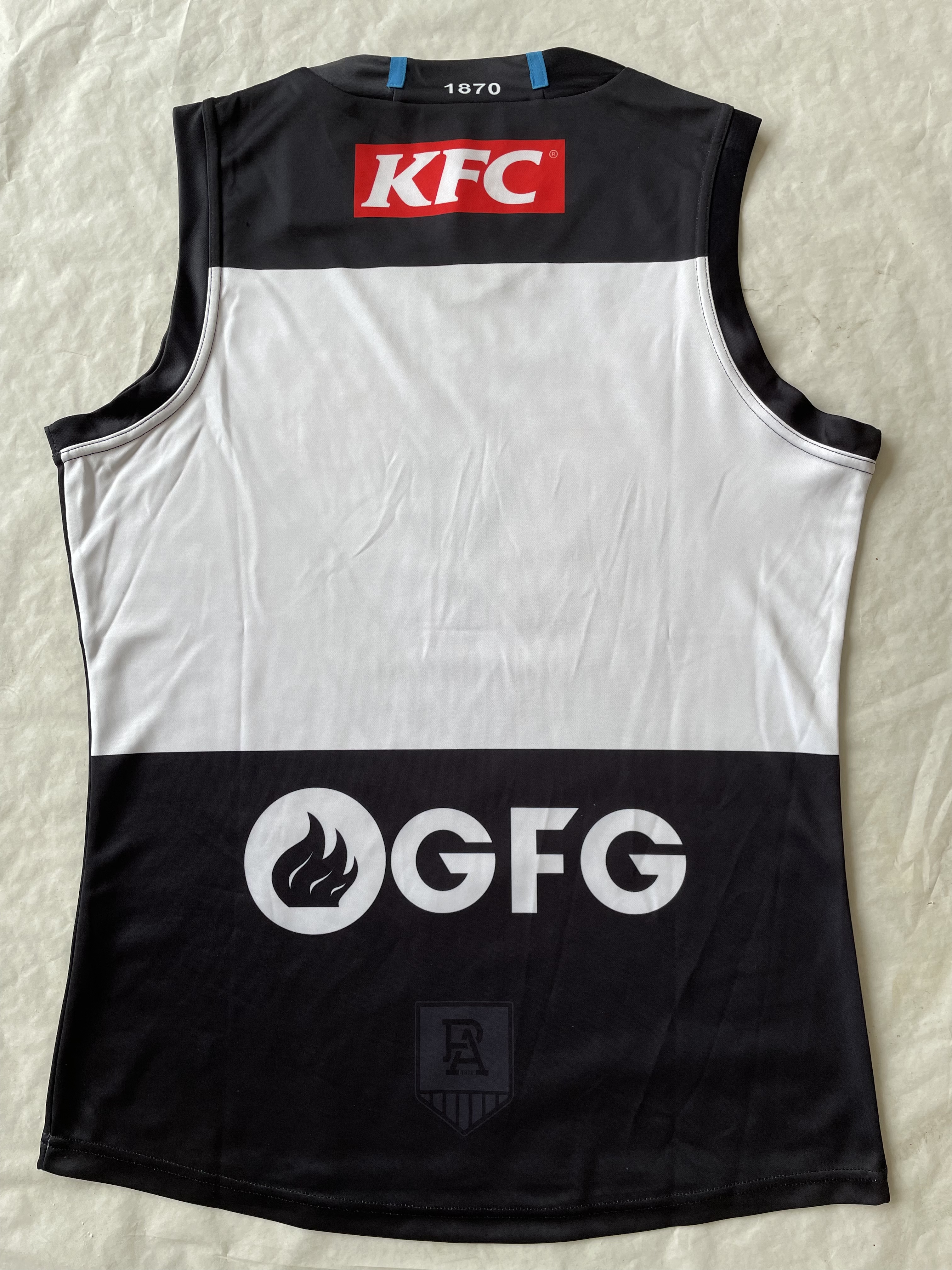 Rugby 2023 Port Adelaide Black Vest High Quality - leoleo123123