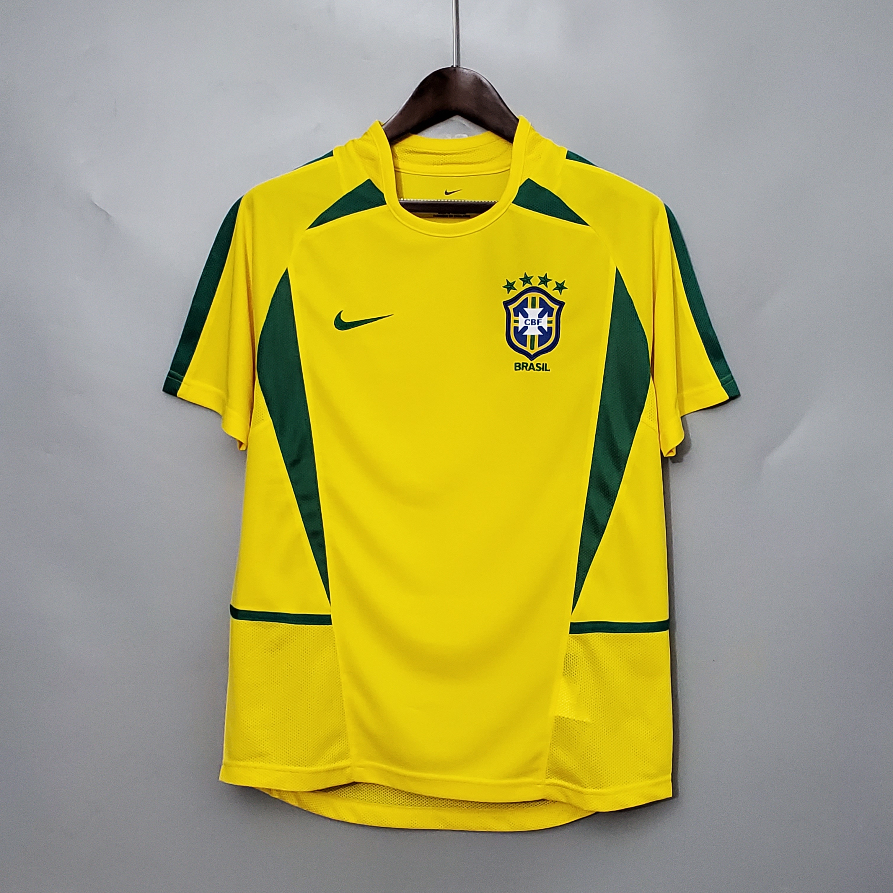 2002 Brazil Home Retro Jersey - leoleo123123