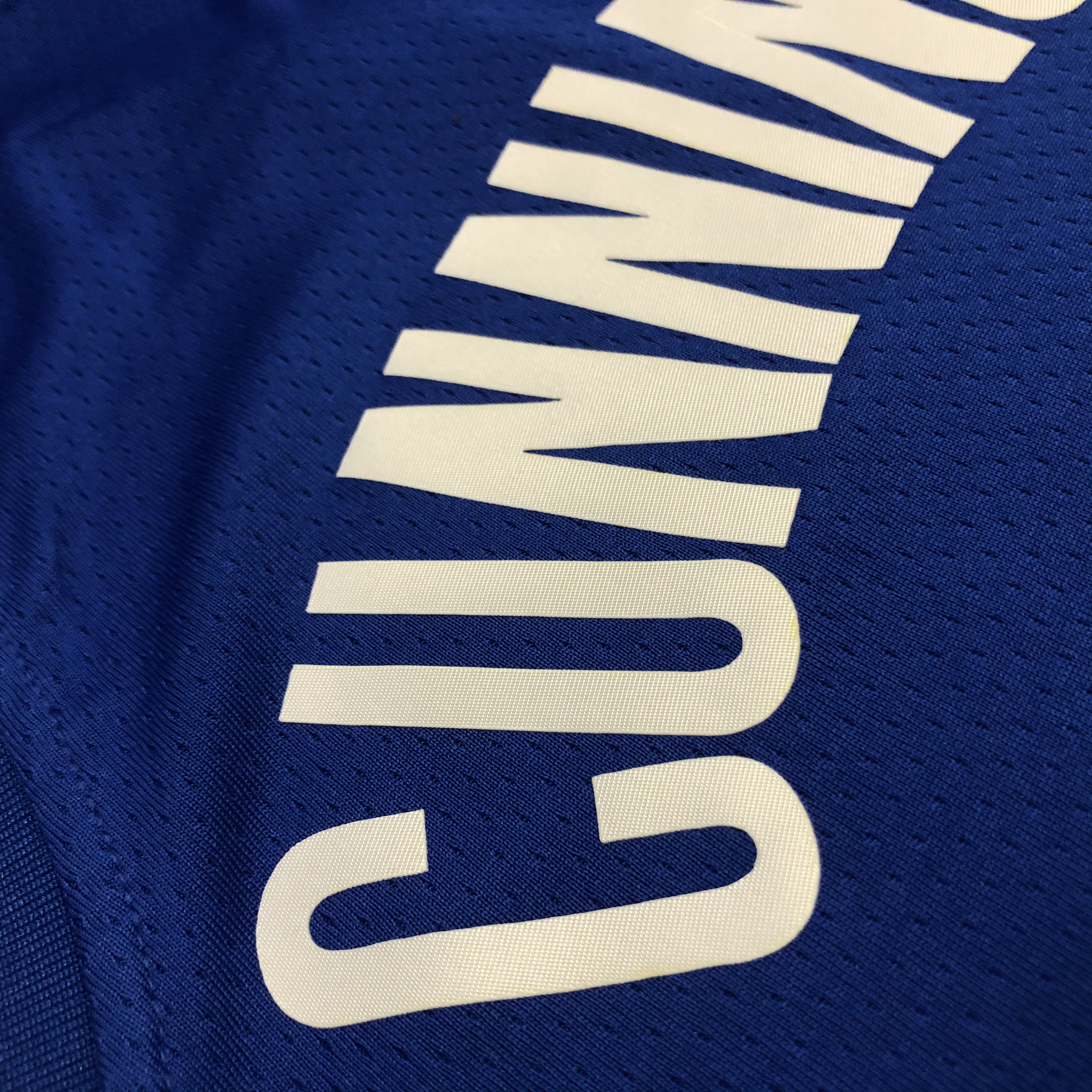 NBA 75th Anniversary Detroit Pistons Blue #2 CUNNINGHAM Jersey High Quality Name and Number Print - leoleo123123