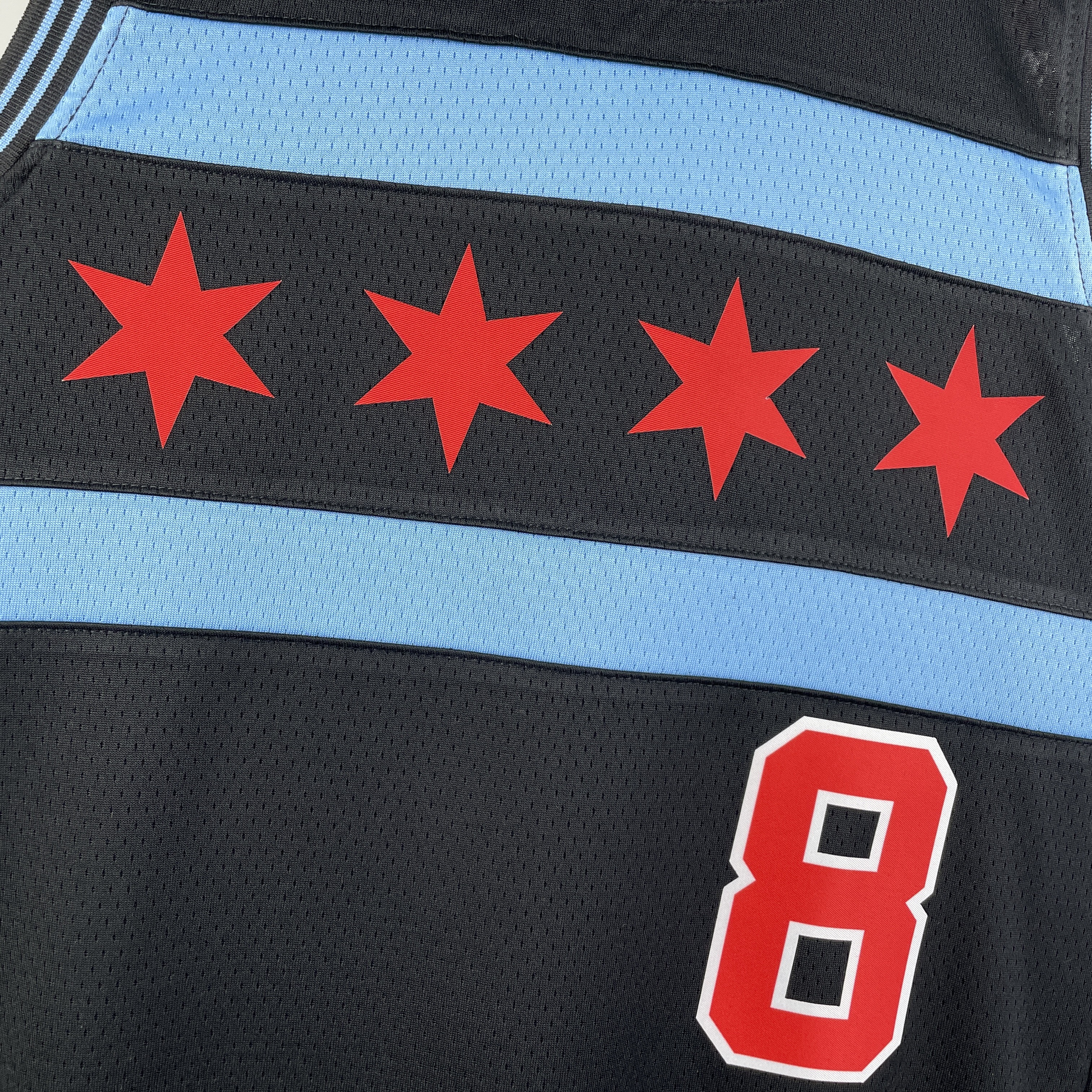 NBA 2019 Chicago Bulls City Edition Black #8 LAVINE Swingman Jersey High Quality - leoleo123123