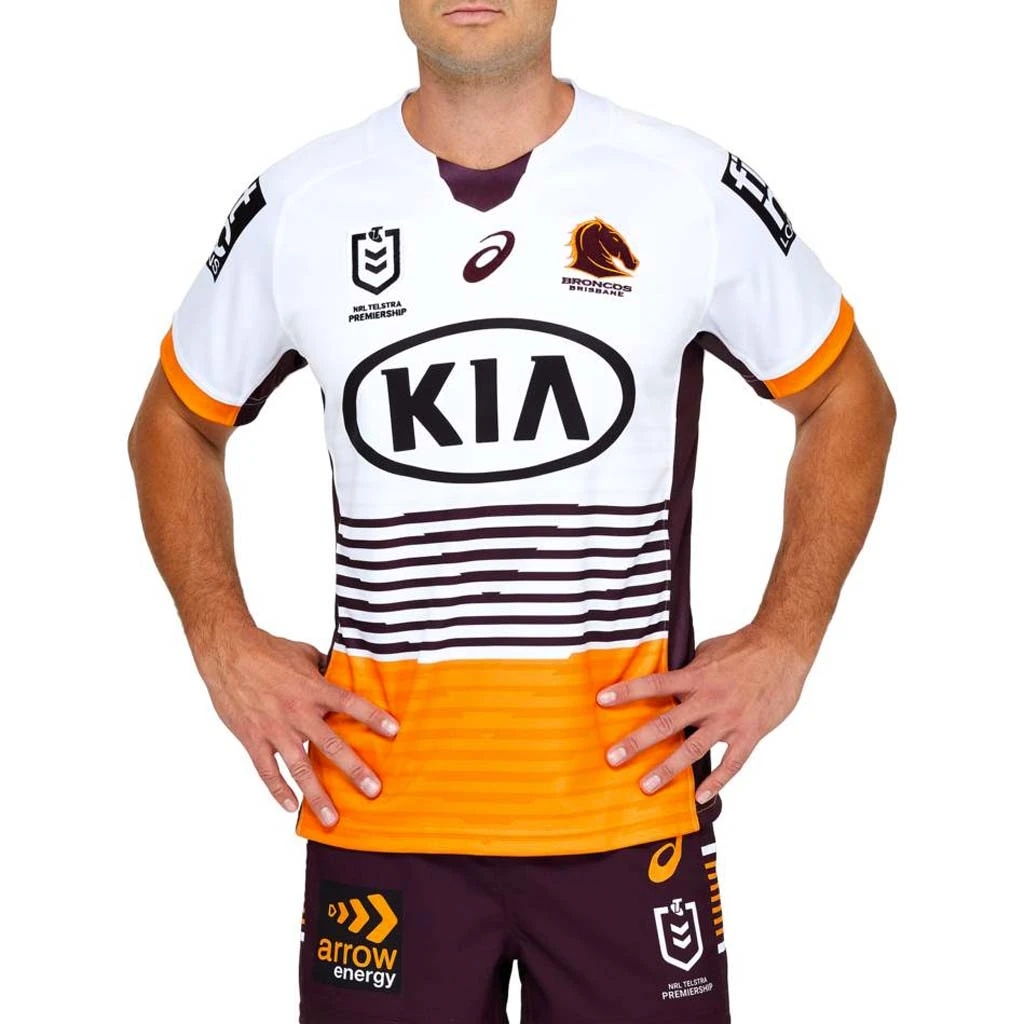 Rugby Season 2021 Broncos Brisbane Away Rugby Polo High Quality - leoleo123123