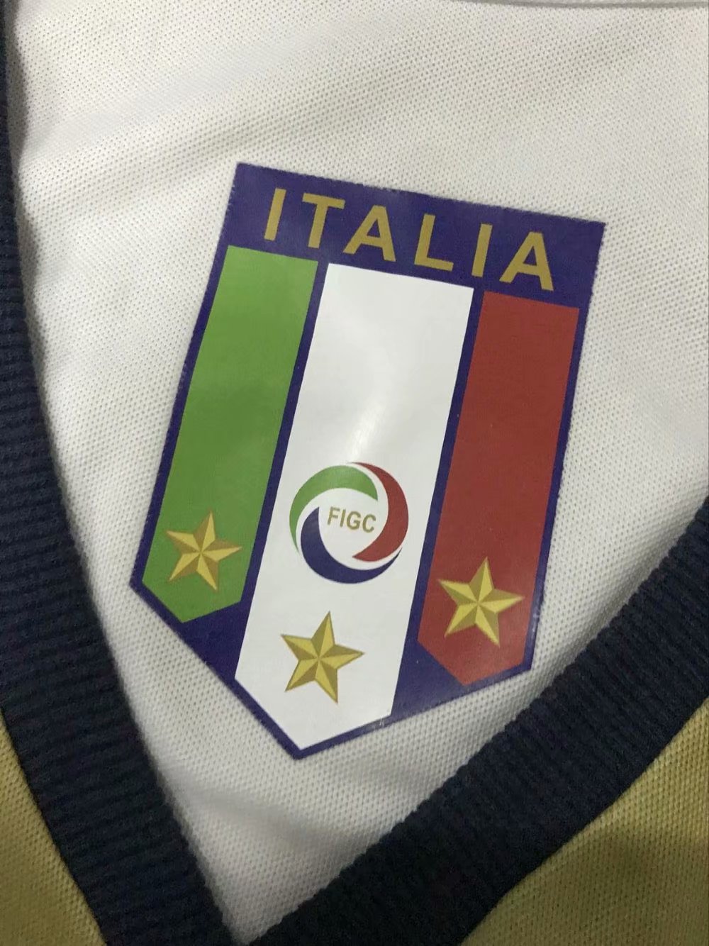 2006 Italy Goalkeeper gold Retro Jersey - leoleo123123