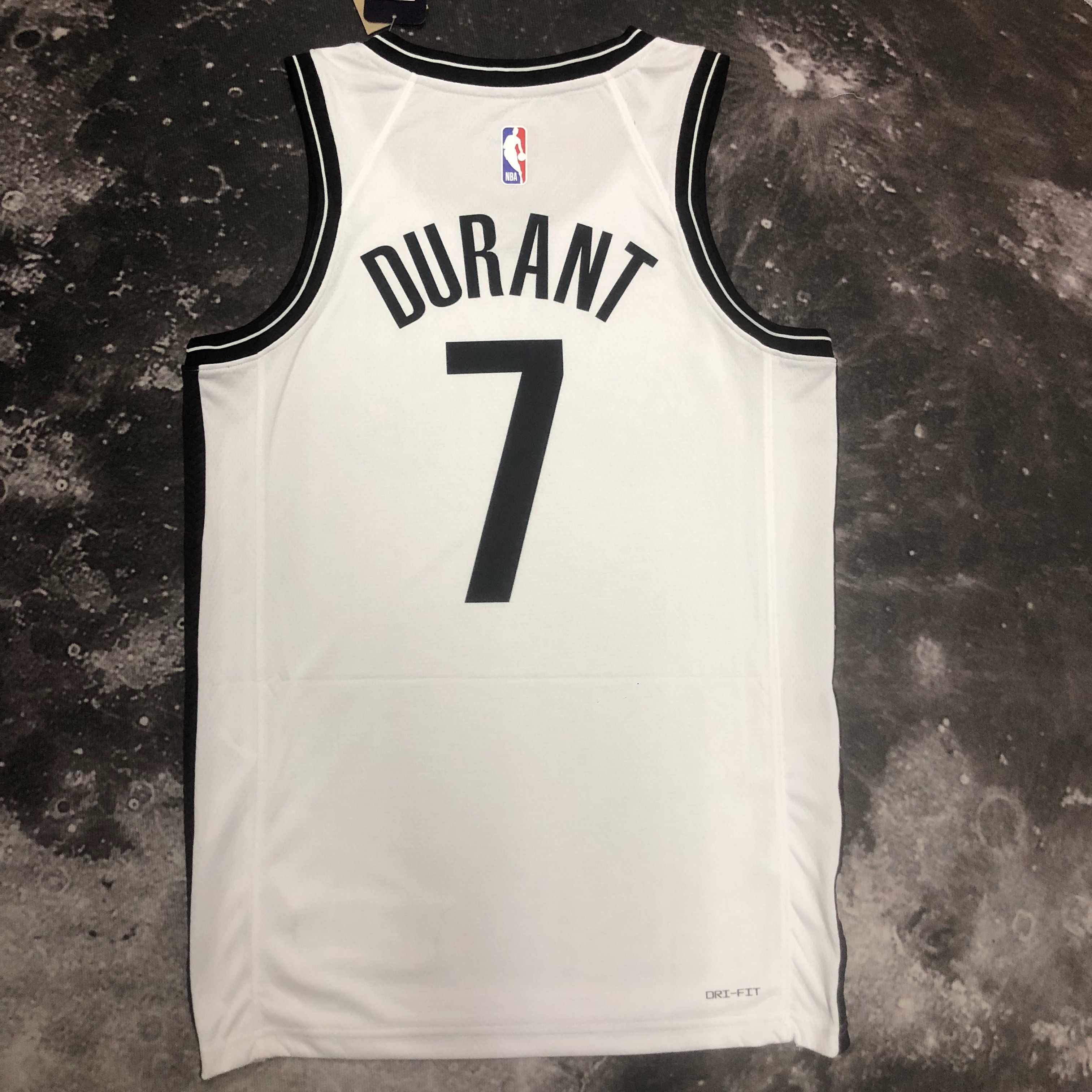 NBA Men 2023 Brooklyn Nets White #7 DURANT Jersey High Quality Name and Number Print - leoleo123123
