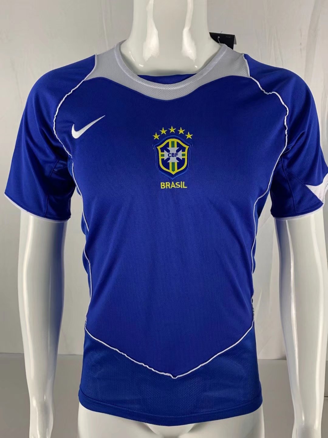 2004 Brazil Away Retro Jersey - leoleo123123
