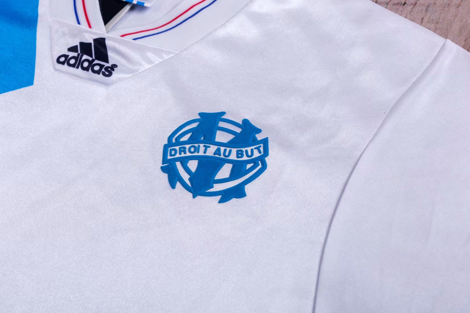 92-93 Marseille Home Retro Jersey - leoleo123123