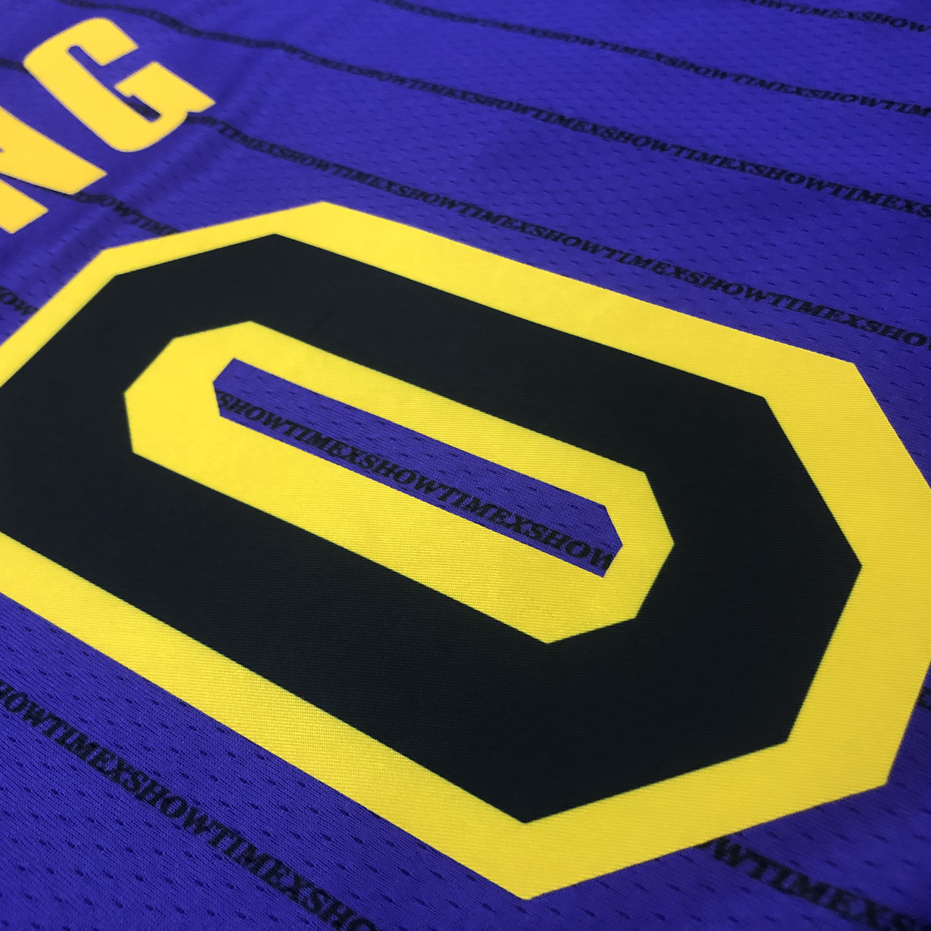 NBA Men Los Angeles Lakers Retro Purple with Black Lines #0 YOUNG Round Neck Jersey High Quality Name and Number Print - leoleo123123