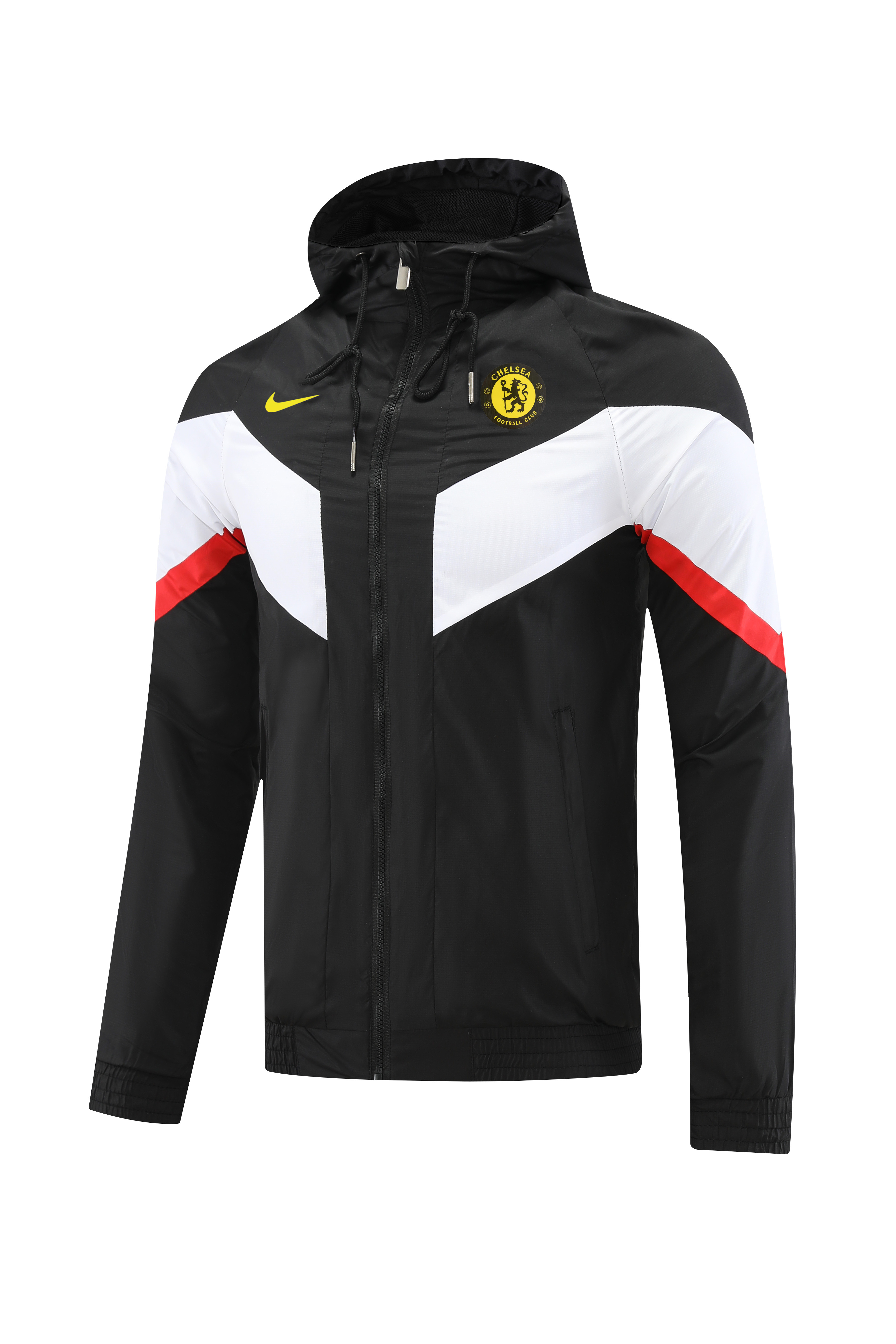 22/23 Chelsea Black with Nike Logo Windbreaker Jacket Thai Quality - leoleo123123