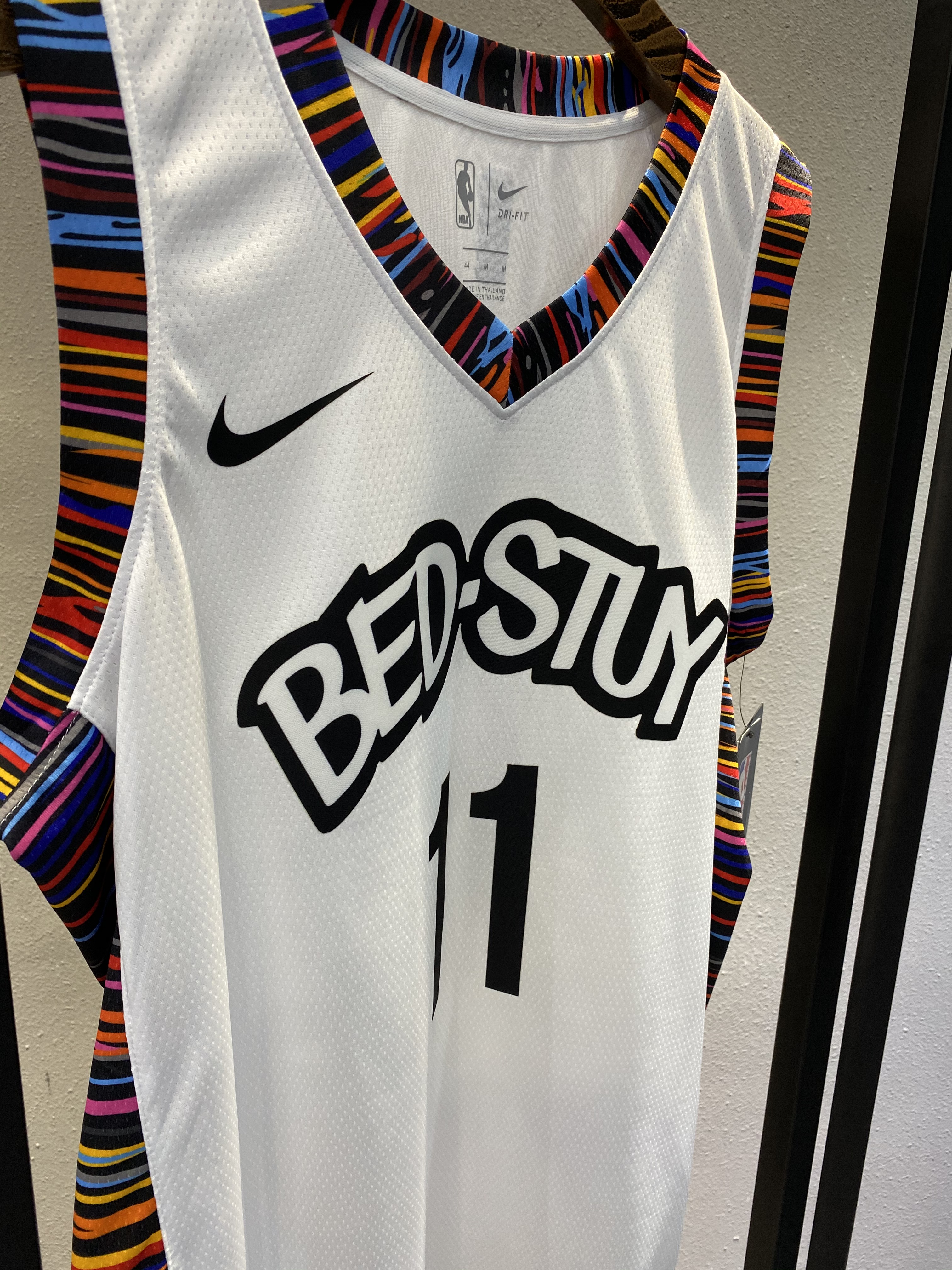 NBA Men New Brooklyn Nets White City #11 IRVING Jersey High Quality Name and Number Print - leoleo123123