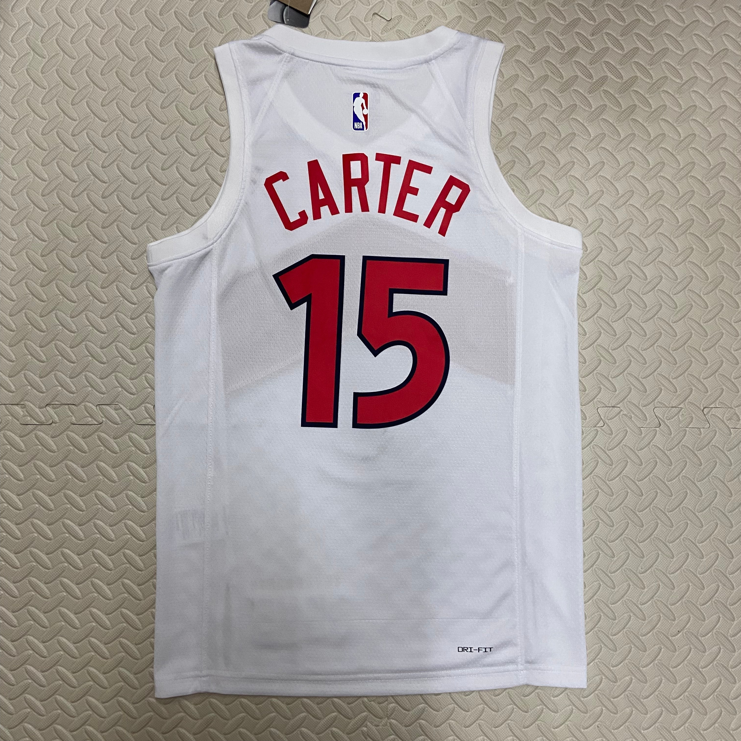 NBA Men Toronto Raptors White #15 CARTER Jersey High Quality Name and Number Print - leoleo123123