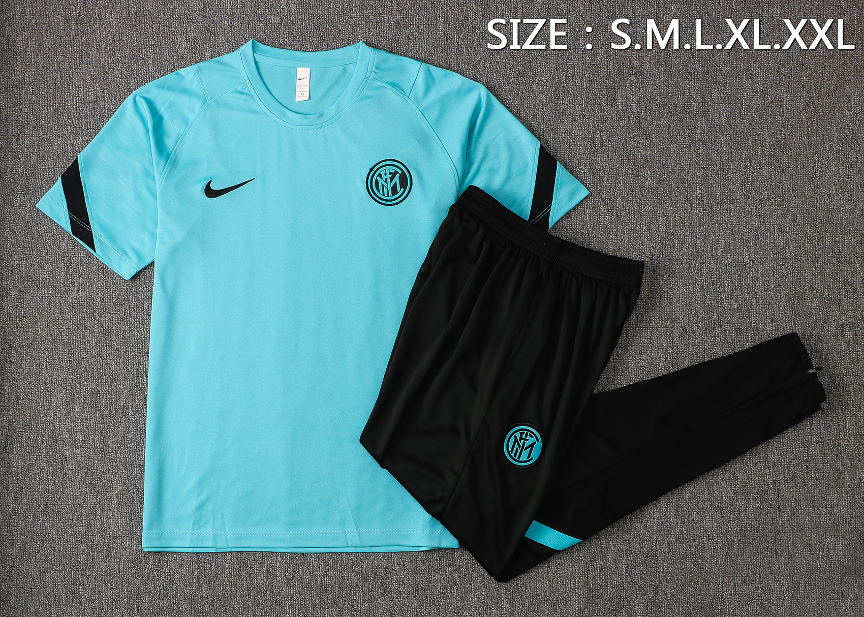 21-22 Inter Milan Sea Blue Training Tracksuit Thai Quality - leoleo123123