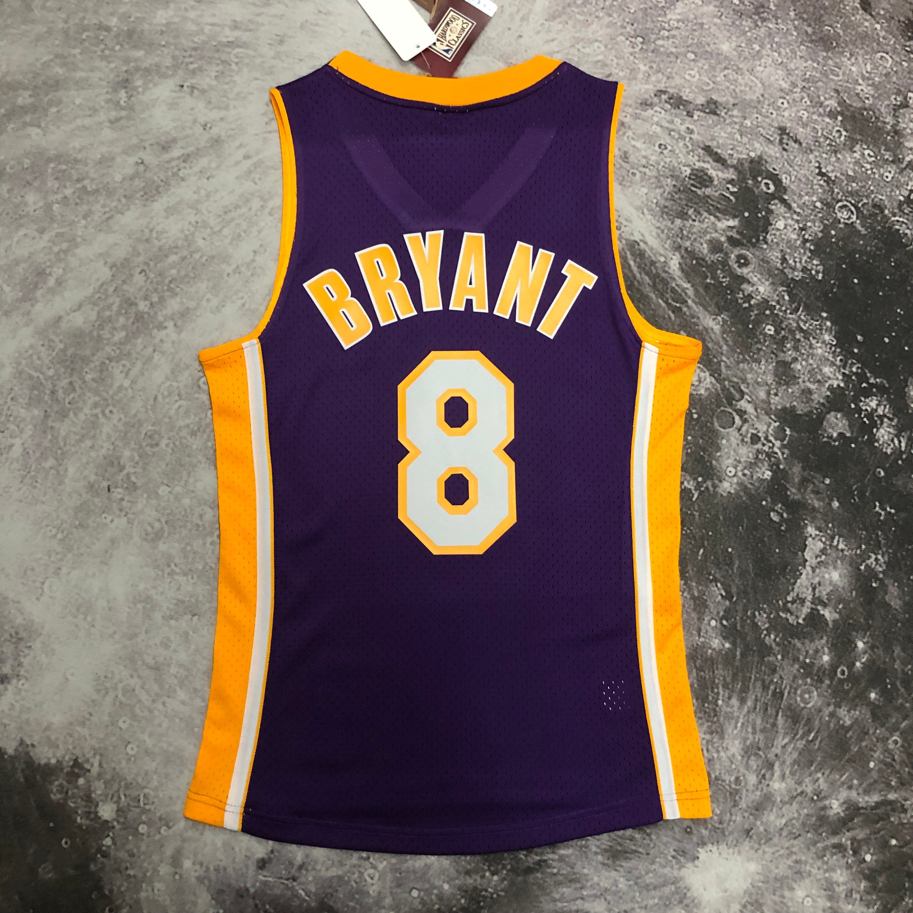NBA Men Season 00-01 Los Angeles Lakers Purple #8 BRYANT Jersey High Quality Name and Number Print - leoleo123123