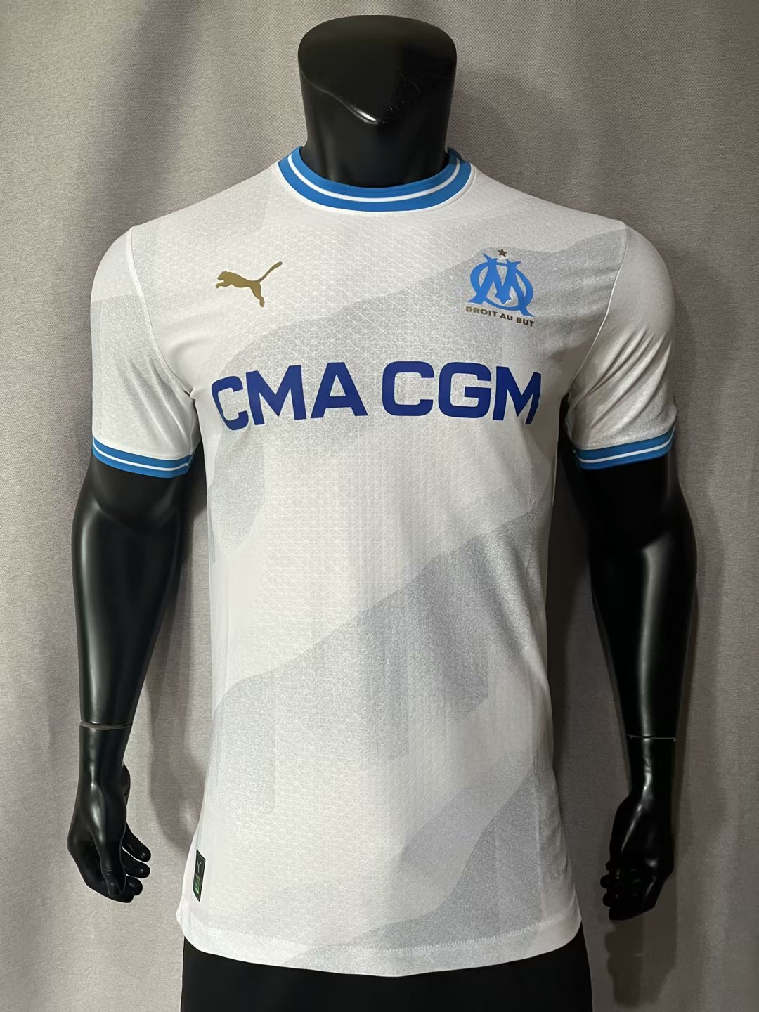 23/24 Marseille Home Jersey Player Version 1:1 Quality (chaoshen) - leoleo123123