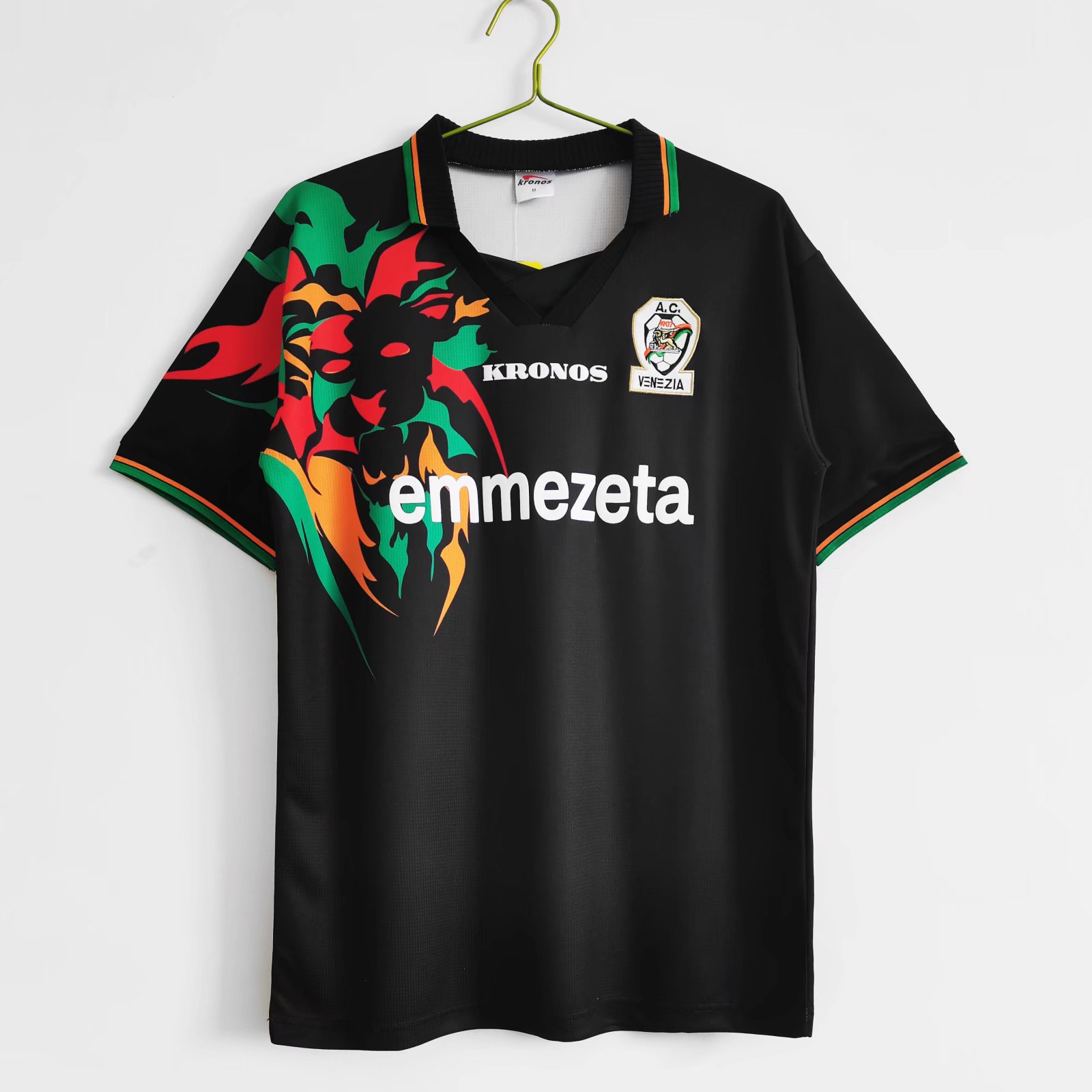 1998 Venezia FC Home Black Fans Soccer Jersey - leoleo123123