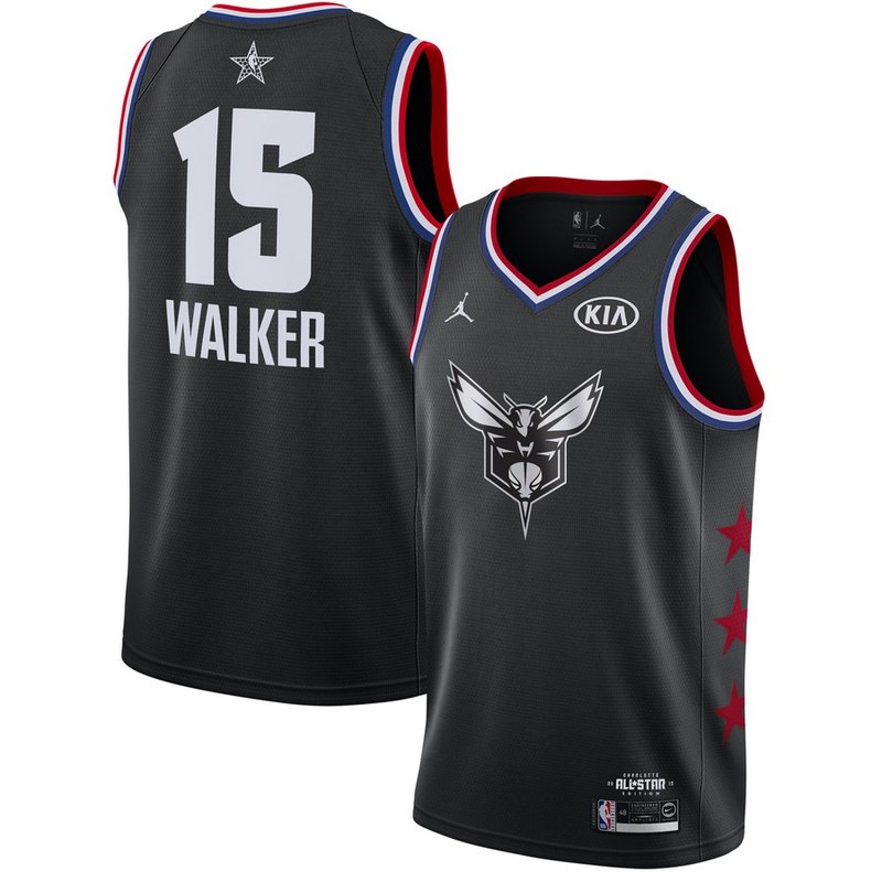 NBA Men 2019 All Star Jerseys Black #15 WALKER Jersey High Quality Name and Number Print - leoleo123123