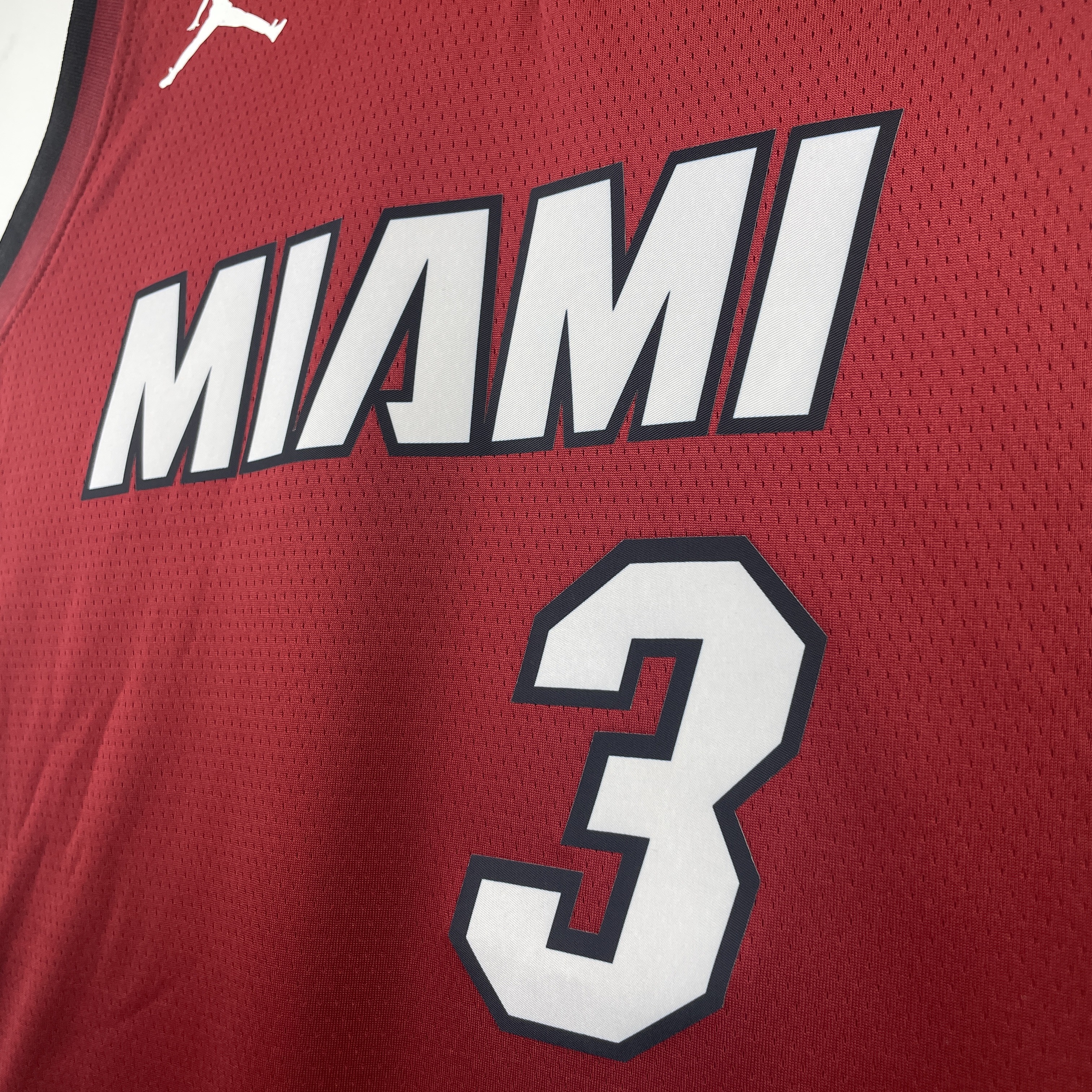 NBA Men Season 2023 Miami Heat Red #3 WADE Jersey High Quality Name and Number Print - leoleo123123