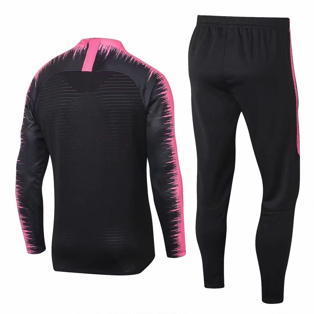 18-19 PSG Black Sweater Tracksuit Thai Quality - leoleo123123