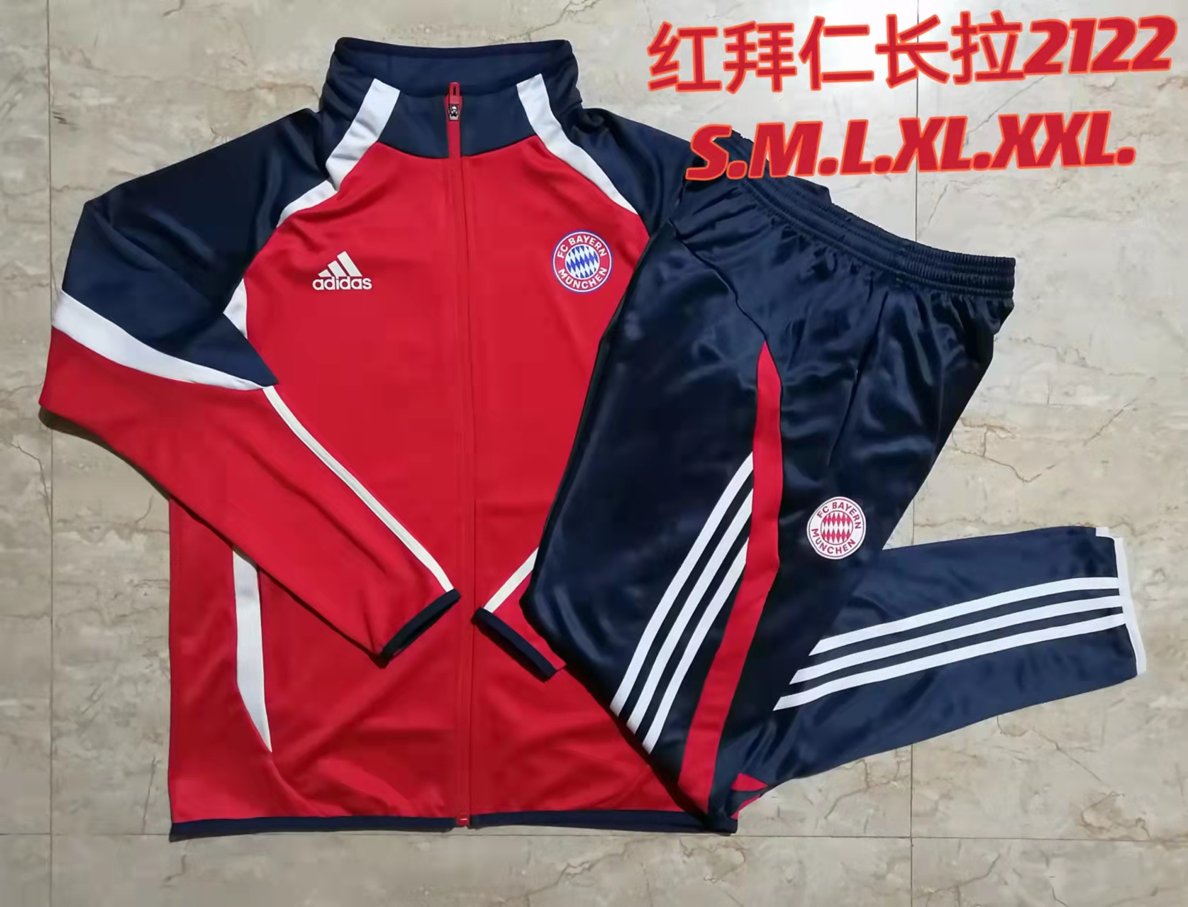 22 Bayern Red Jacket Tracksuit Thai Quality - leoleo123123