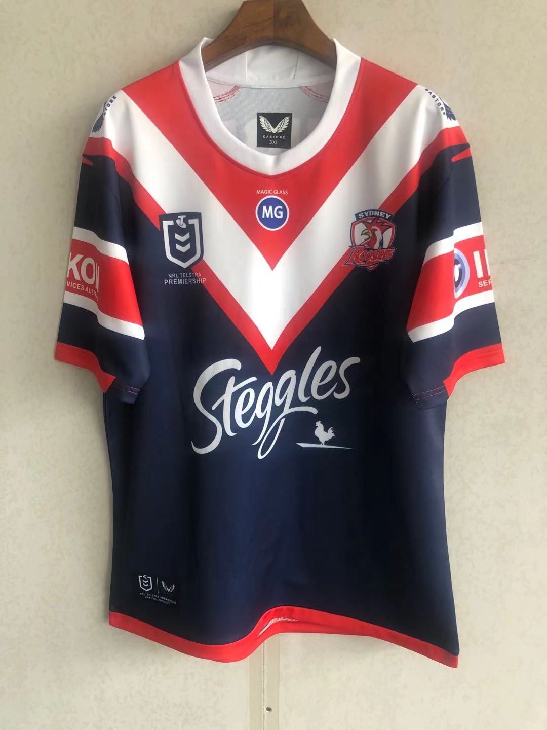 Rugby Season 2021 Sydney Roosters Home Rugby Jersey High Quality - leoleo123123