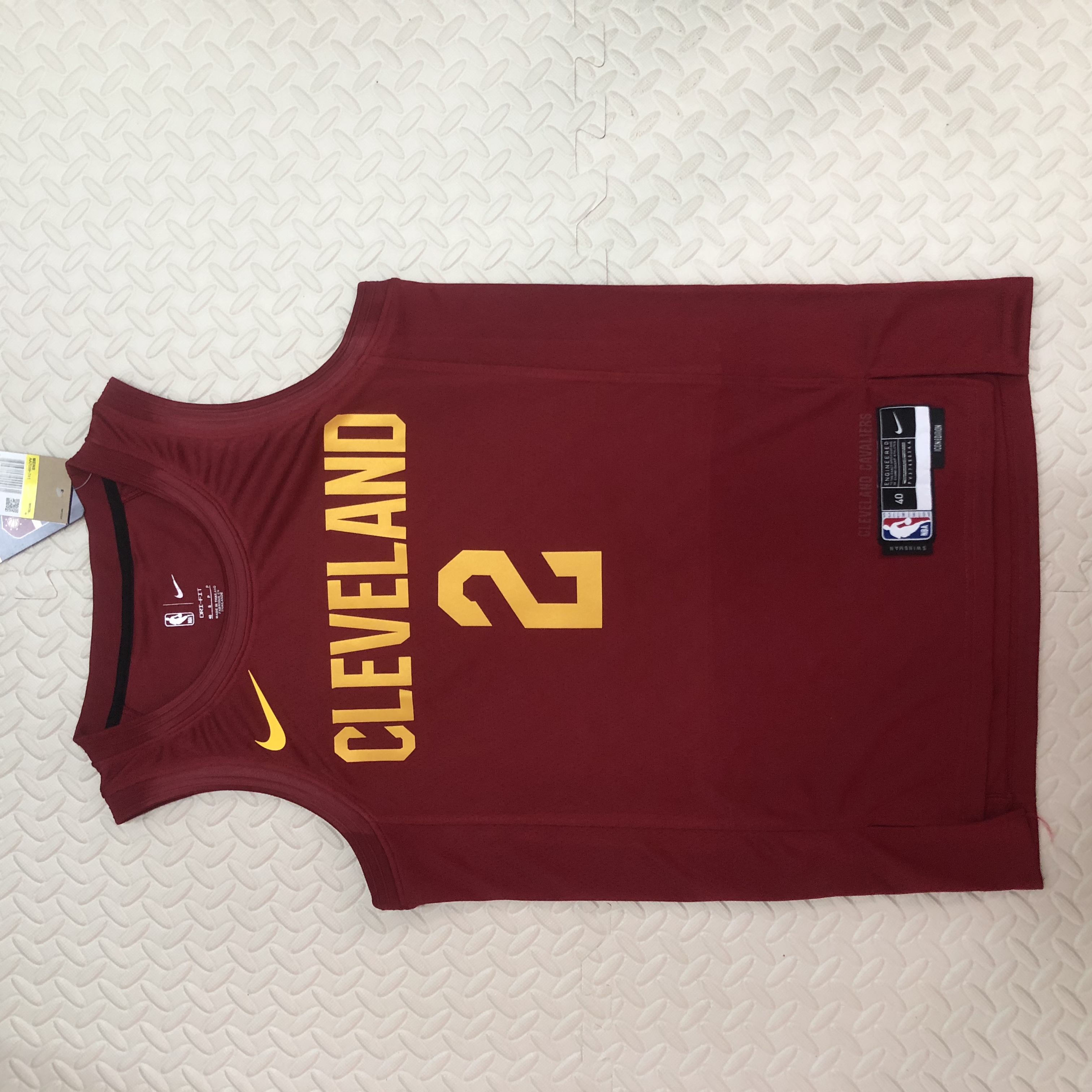 NBA Season 2023 Men Cleveland Cavaliers Red #2 IRVING Jersey High Quality Name and Number Print - leoleo123123