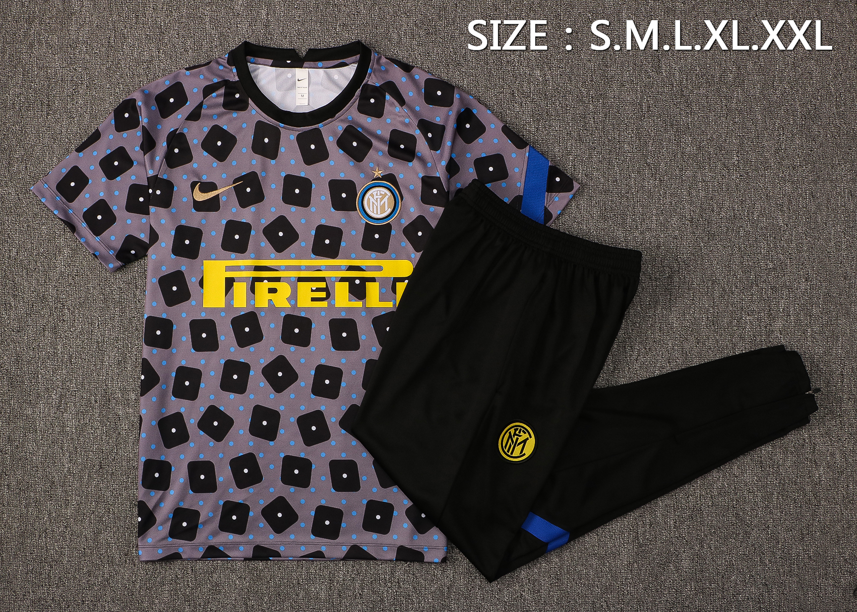 21-22 Inter Milan Grey Training Tracksuit Thai Quality - leoleo123123
