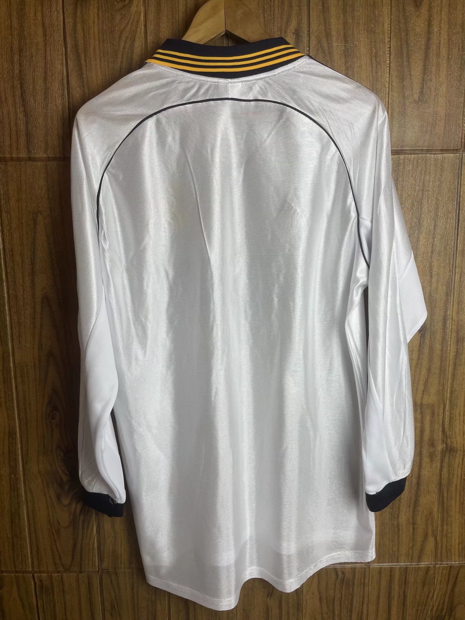 99/00 Real Madrid Home Retro Jersey Long Sleeve - leoleo123123