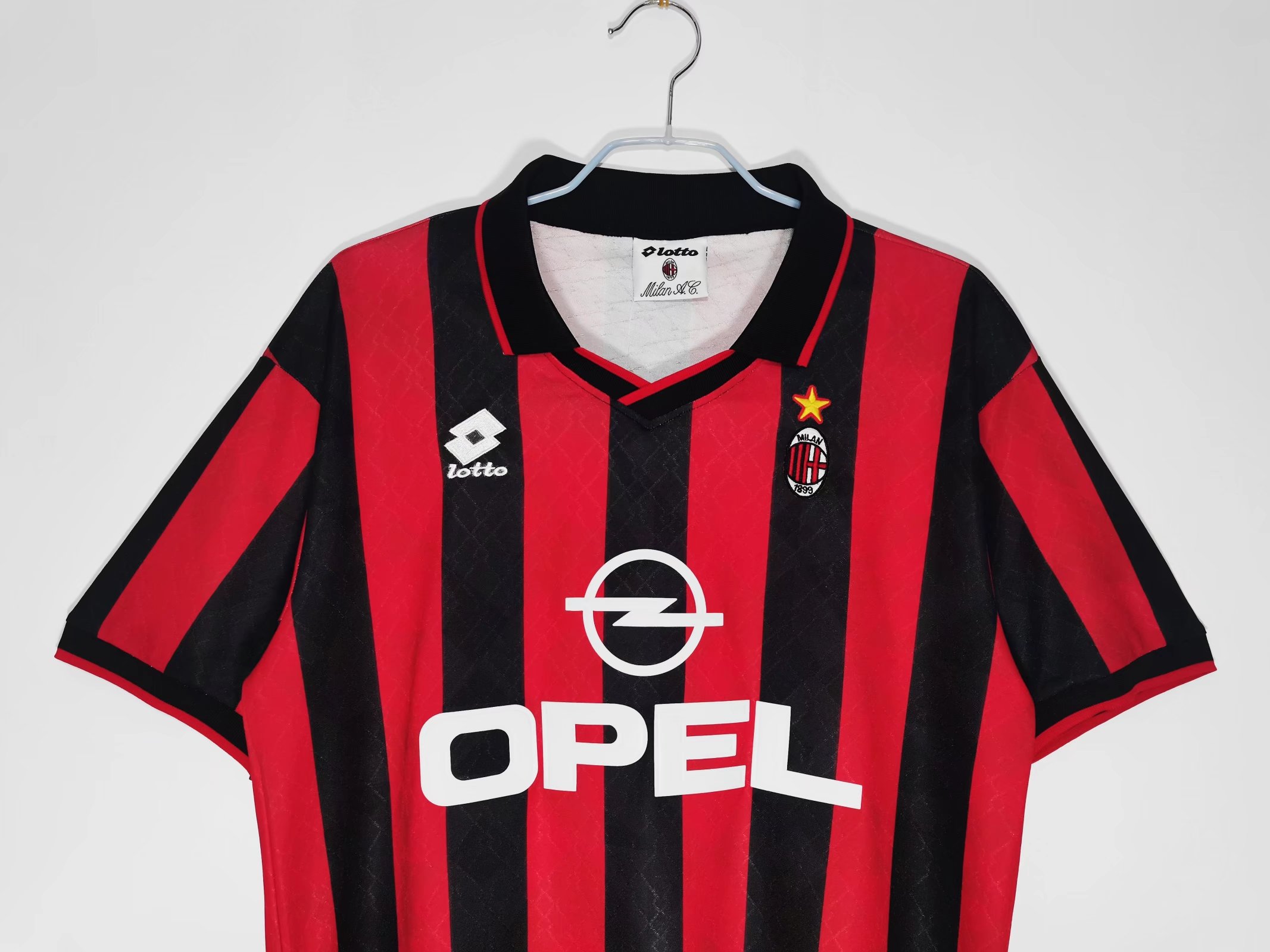 95/96 AC Milan Home Retro Jersey - leoleo123123