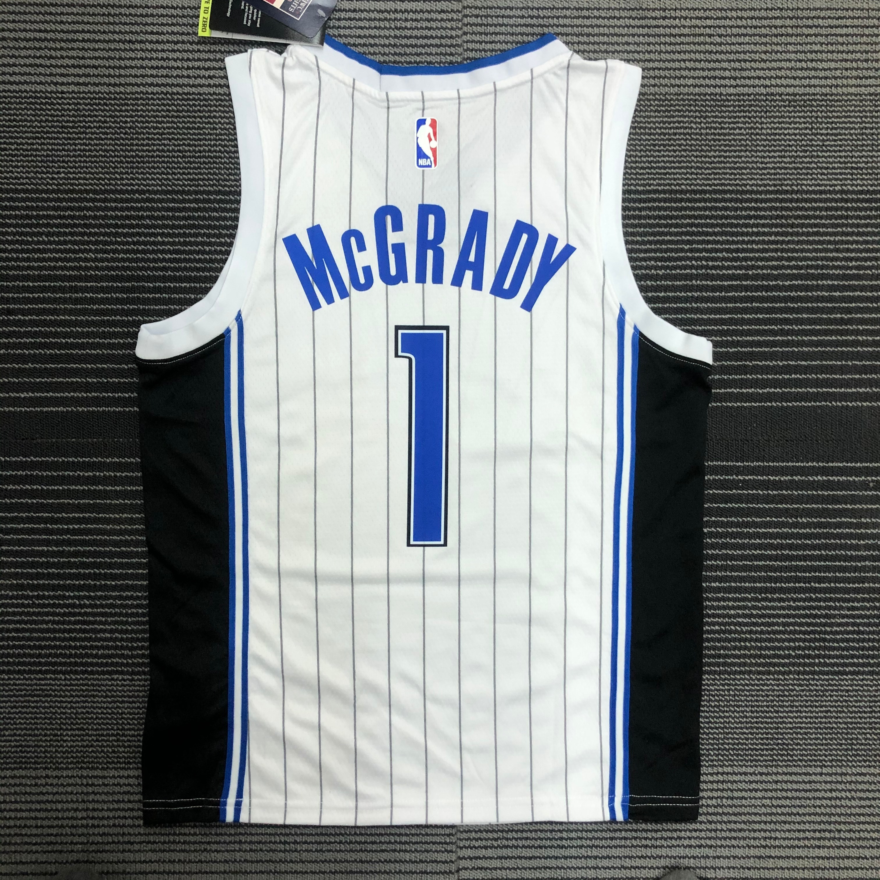 NBA Season Orlando Magic ##1 McGRADY White Round Neck Jersey High Quality Name and Number Print - leoleo123123
