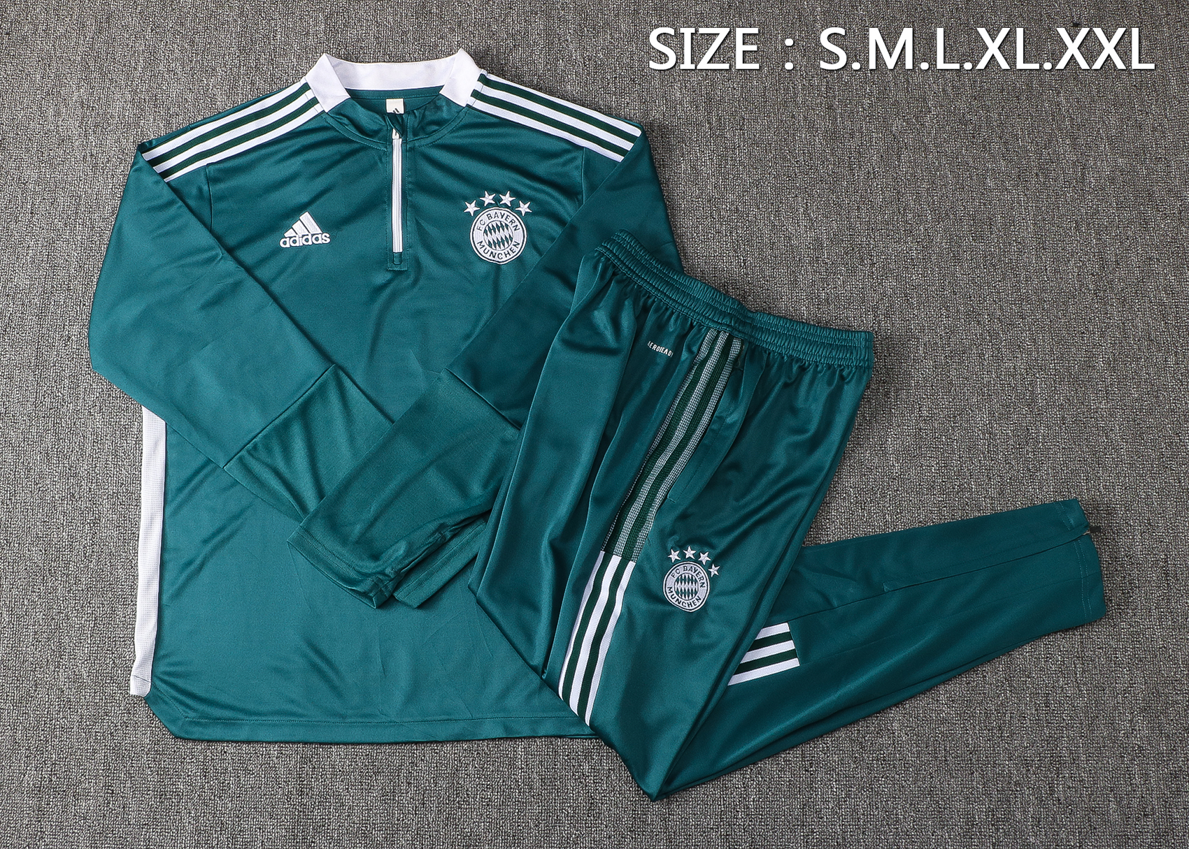 21-22 Bayern Green Sweater Tracksuit Thai Quality - leoleo123123