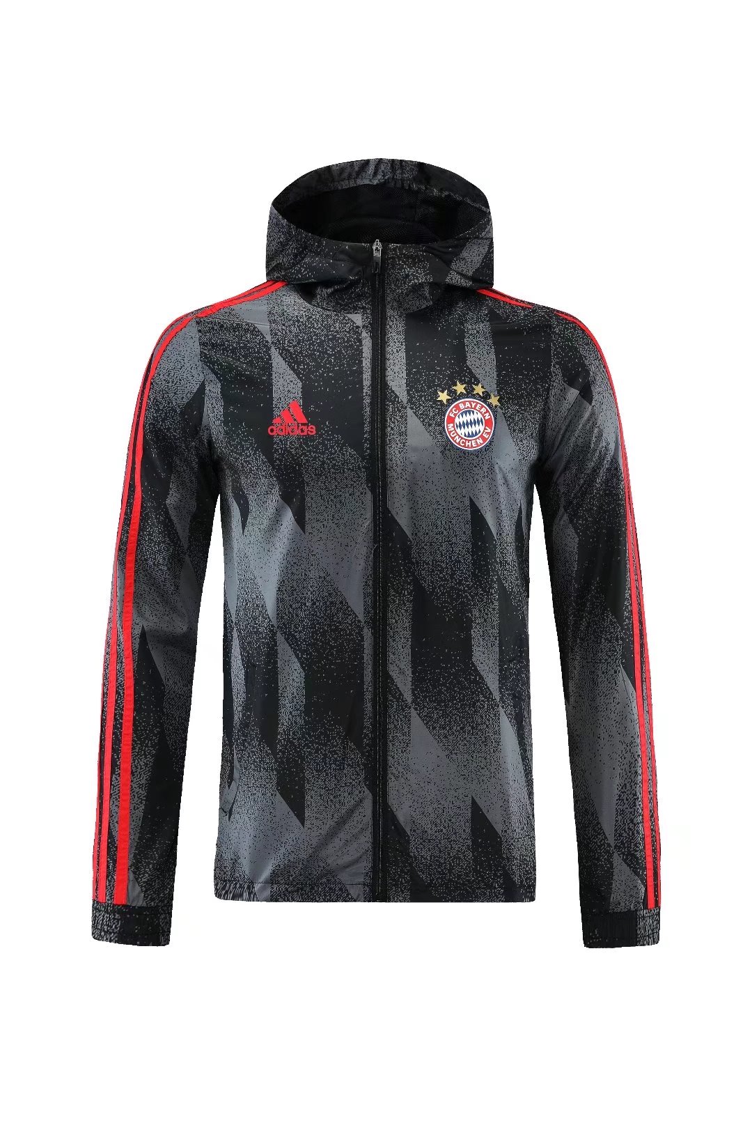 21-22 Bayern Munich Black Windbreaker Jacket Thai Quality - leoleo123123