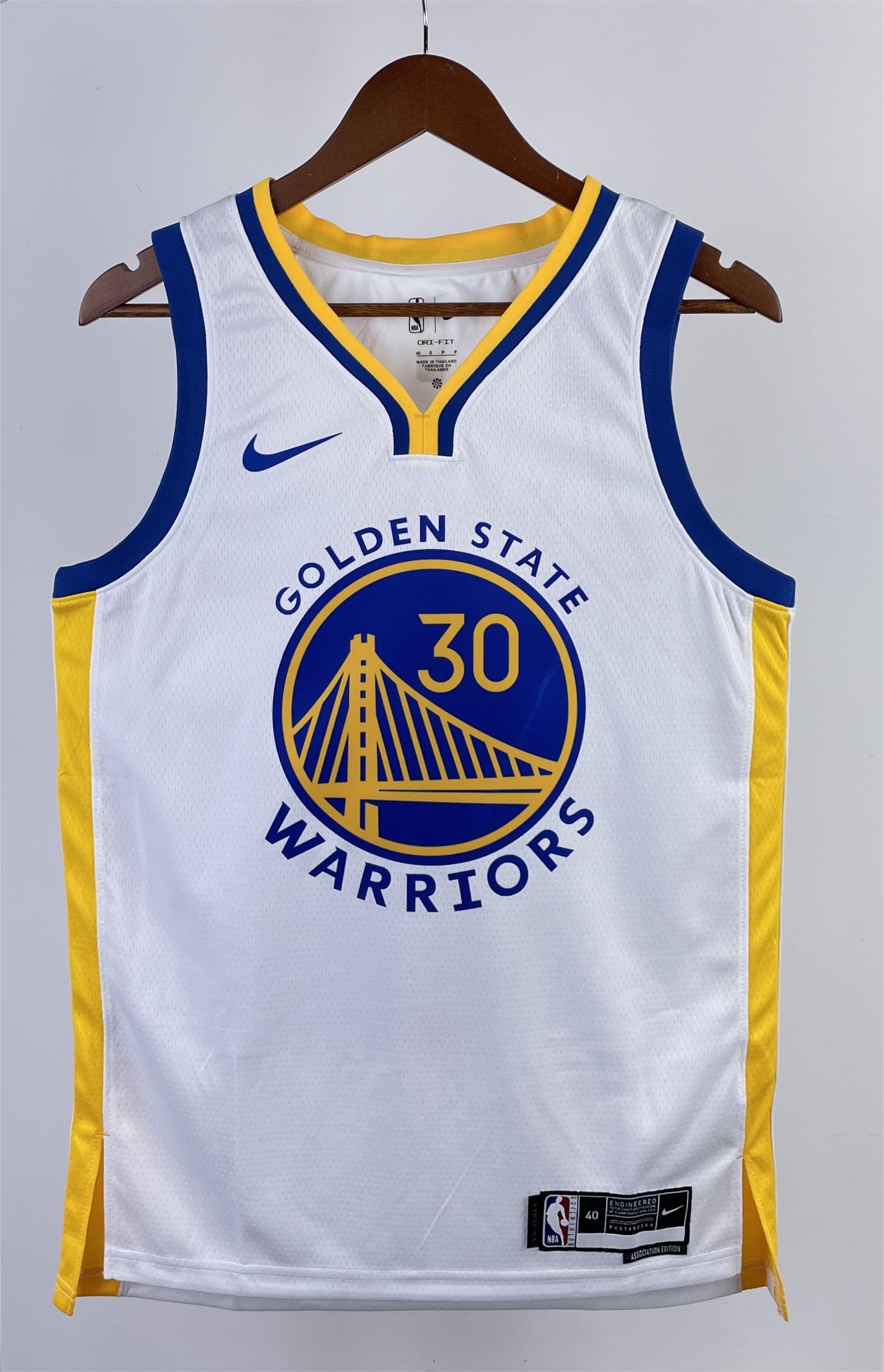 NBA Men 2023 Golden State Warriors White #2974 CURRY Swingman Jersey - leoleo123123