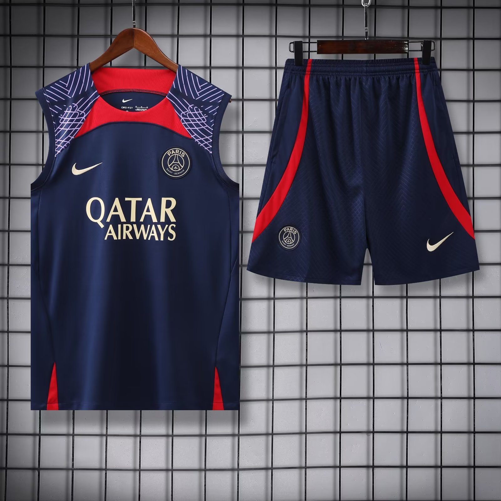 23/24 PSG BlueTraining Vest Training suit - leoleo123123