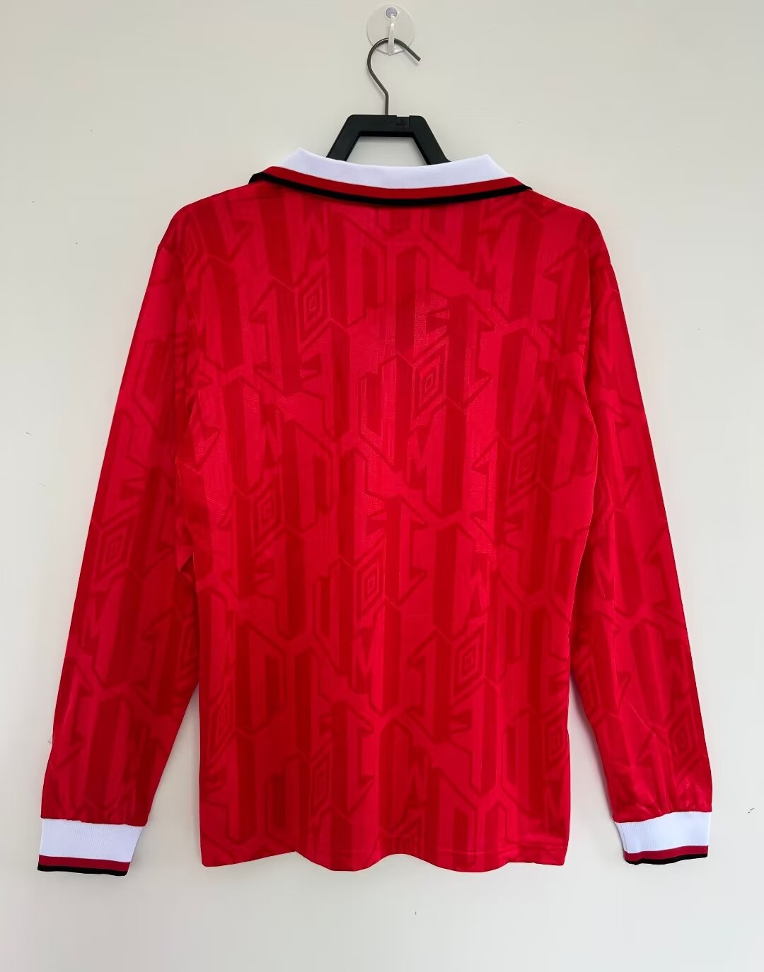92/94 Man United Home Long Sleeve Retro Jersey - leoleo123123