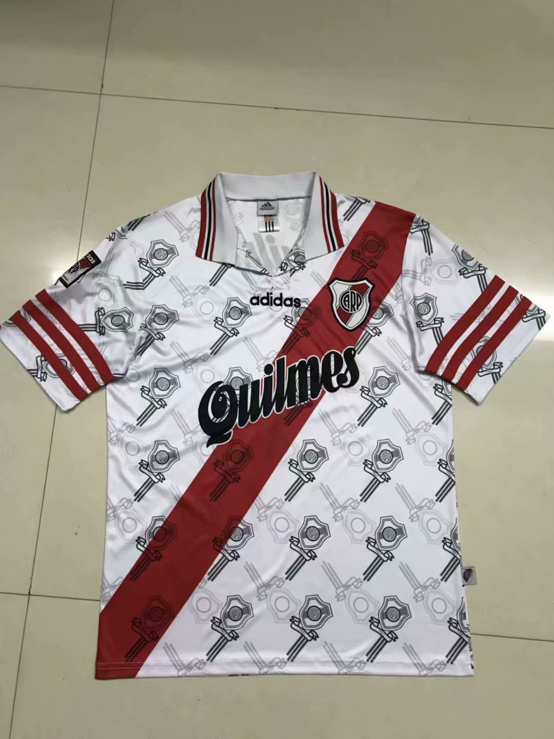 1996 River Plate Home Retro Jersey - leoleo123123