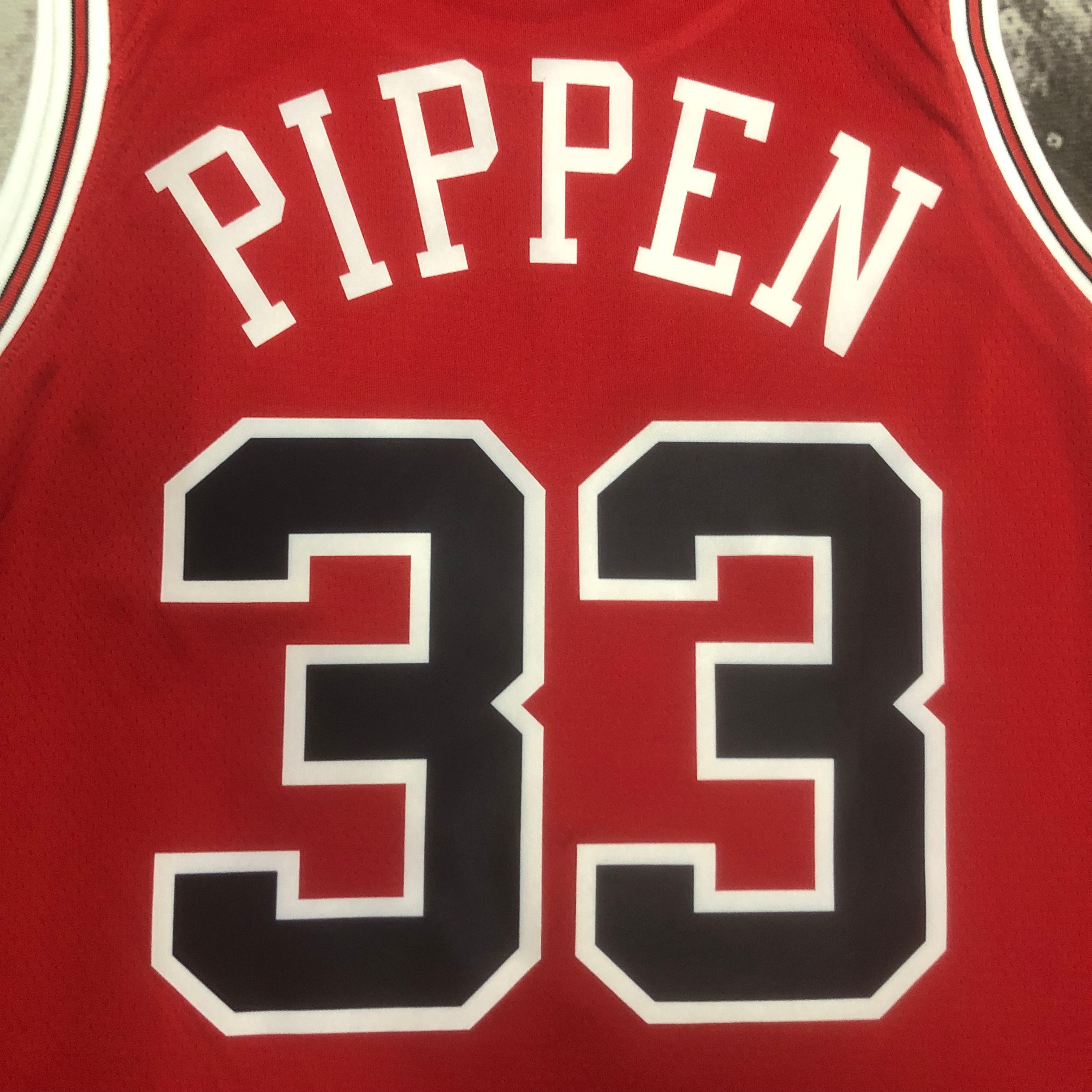 NBA Men 2023 Chicago Bulls Red #33 PIPPEN Jersey High Quality Name and Number Print - leoleo123123