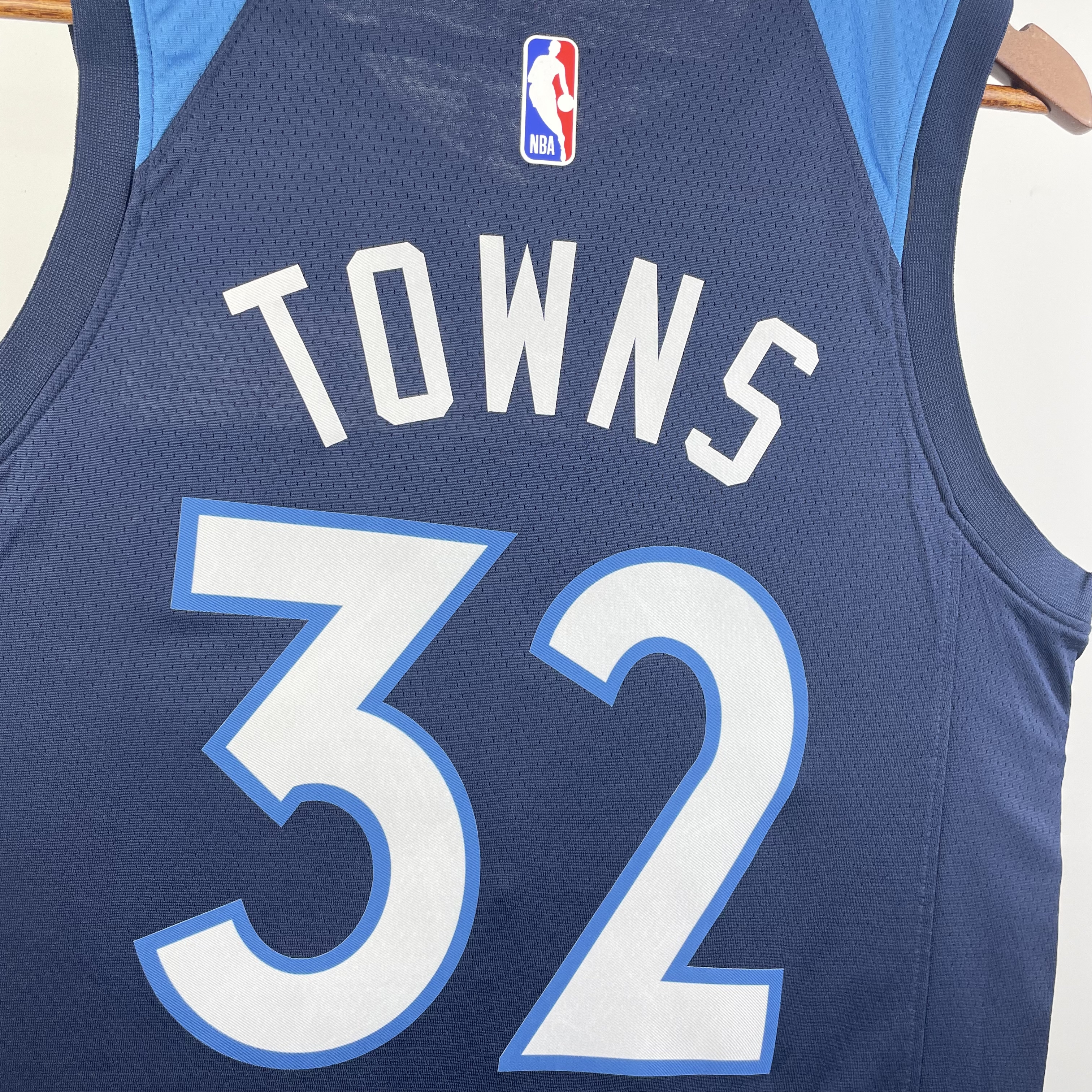 NBA Men 2023 Minnesota Timberwolves Blue #32 TOWNS Jersey High Quality Name and Number Print - leoleo123123