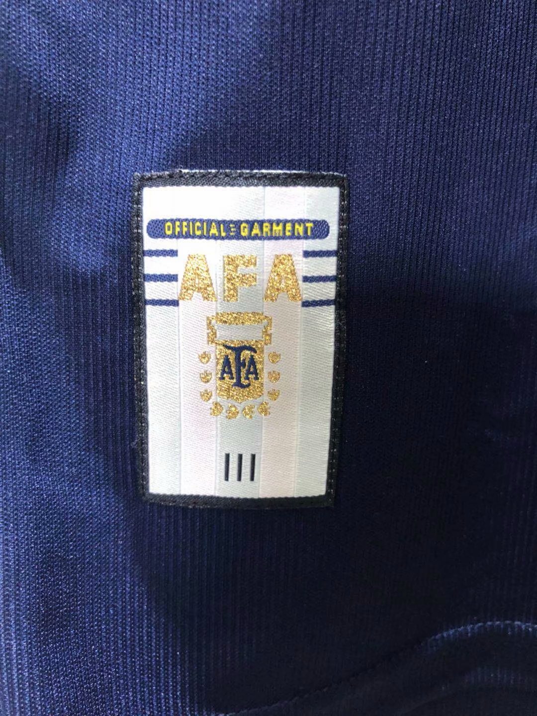 1998 Argentina Away Retro Jersey - leoleo123123