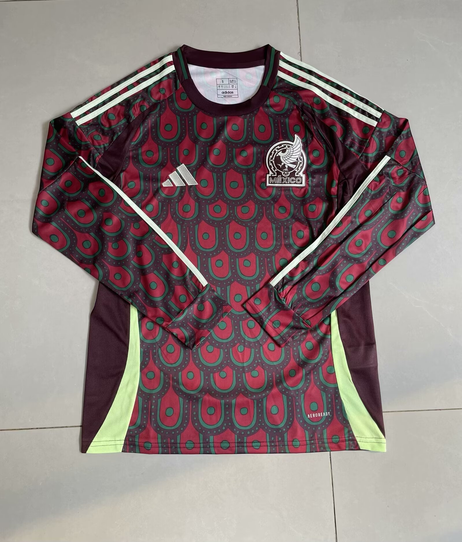 2024 Mexico Home Jersey Long Sleeve Fans Version - leoleo123123