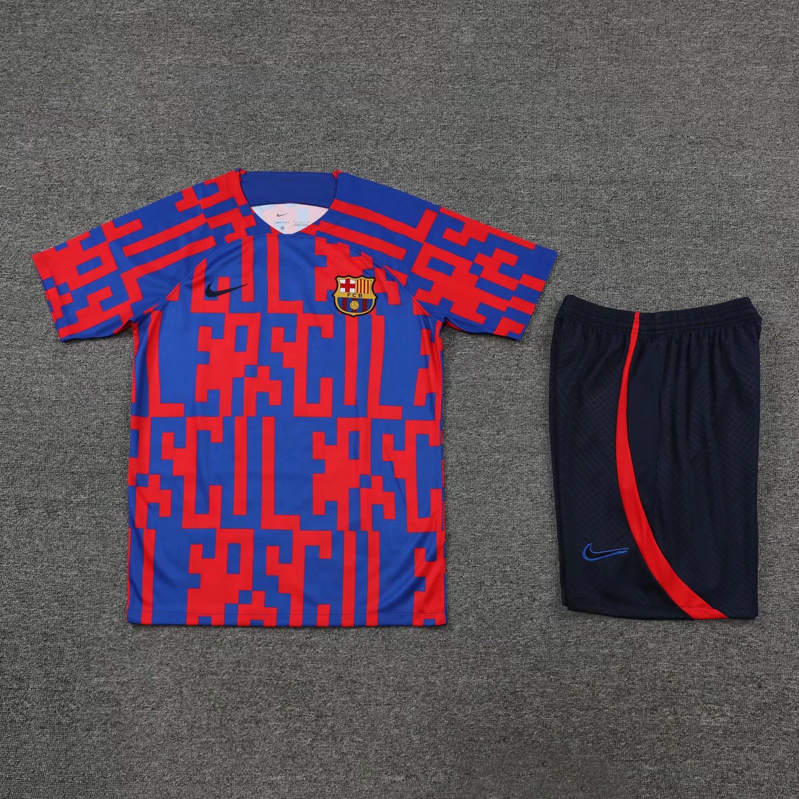 22/23 Barcelona Red Vest Training Tracksuit - leoleo123123