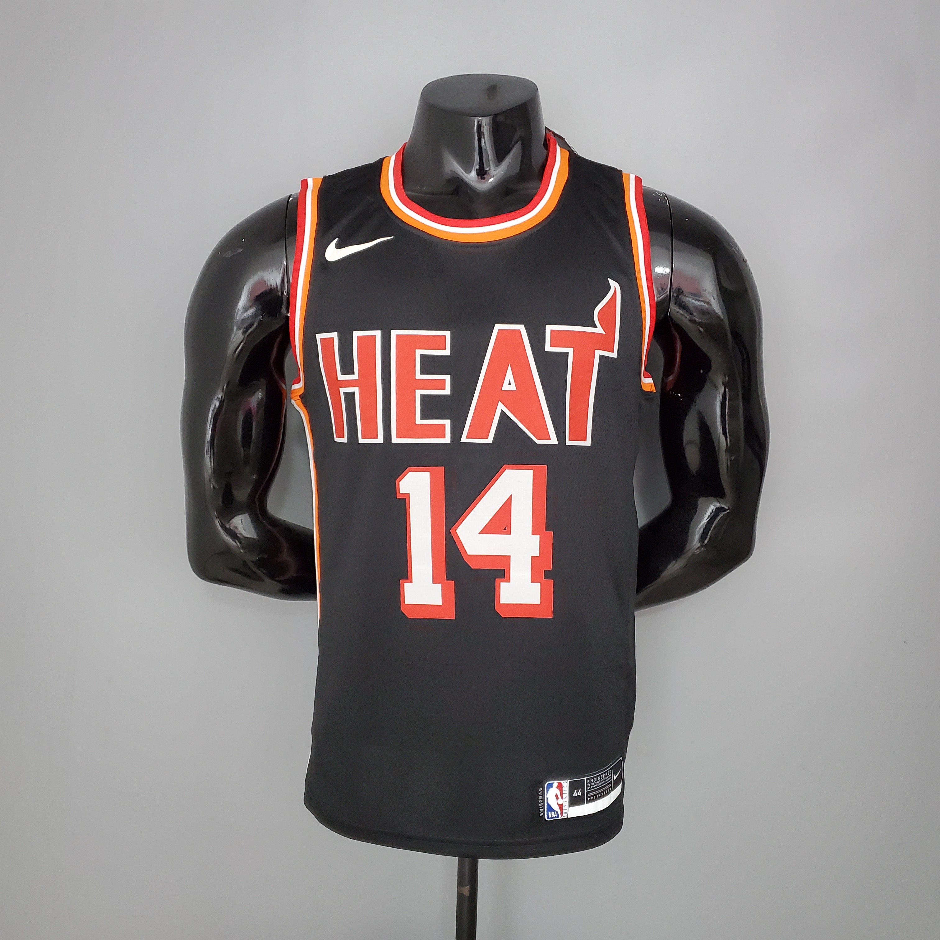 NBA Men Season 2018 Miami Heat Black #14 HERRO Jersey High Quality Name and Number Print - leoleo123123