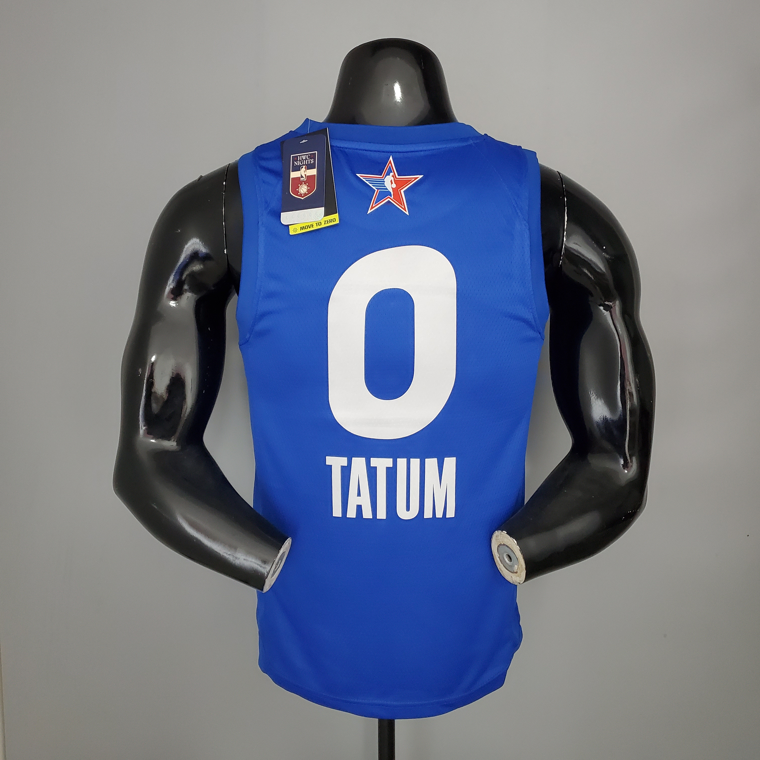 NBA Men 2021 All Star Jerseys Blue #0 TATUM Jersey High Quality Name and Number Print - leoleo123123