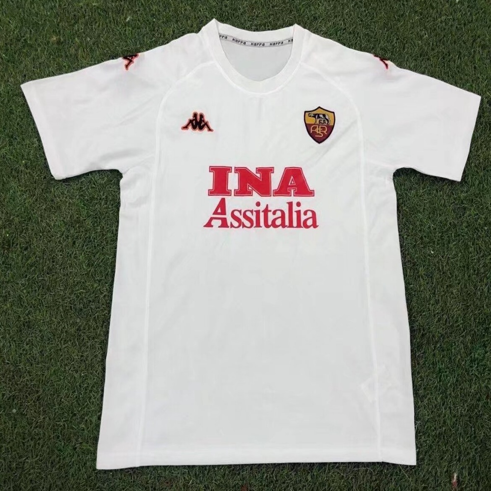 00/01 Roma Away Retro Jersey - leoleo123123