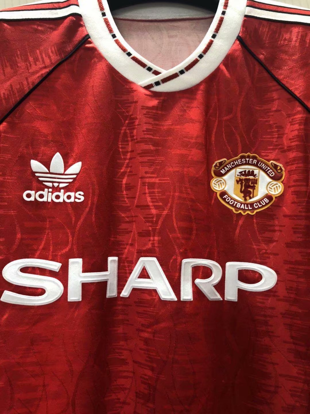 90-92 Man United Home Retro Jersey - leoleo123123