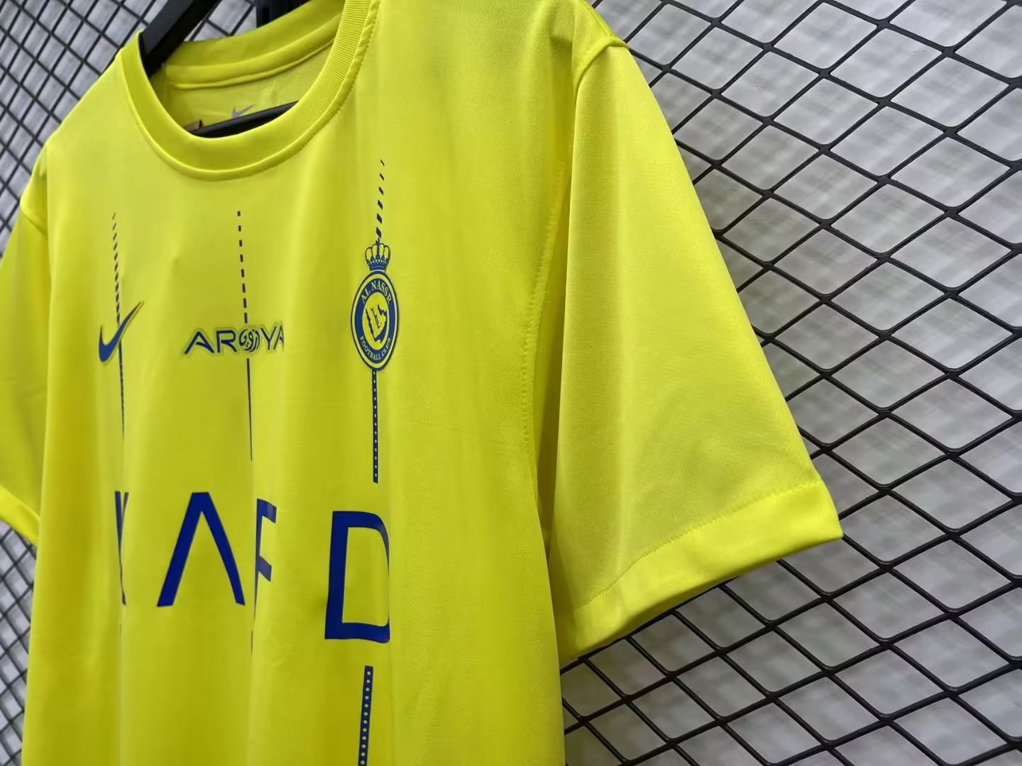 23/24 Al Nassr Home Soccer Jersey Final Version 1:1 Quality - leoleo123123