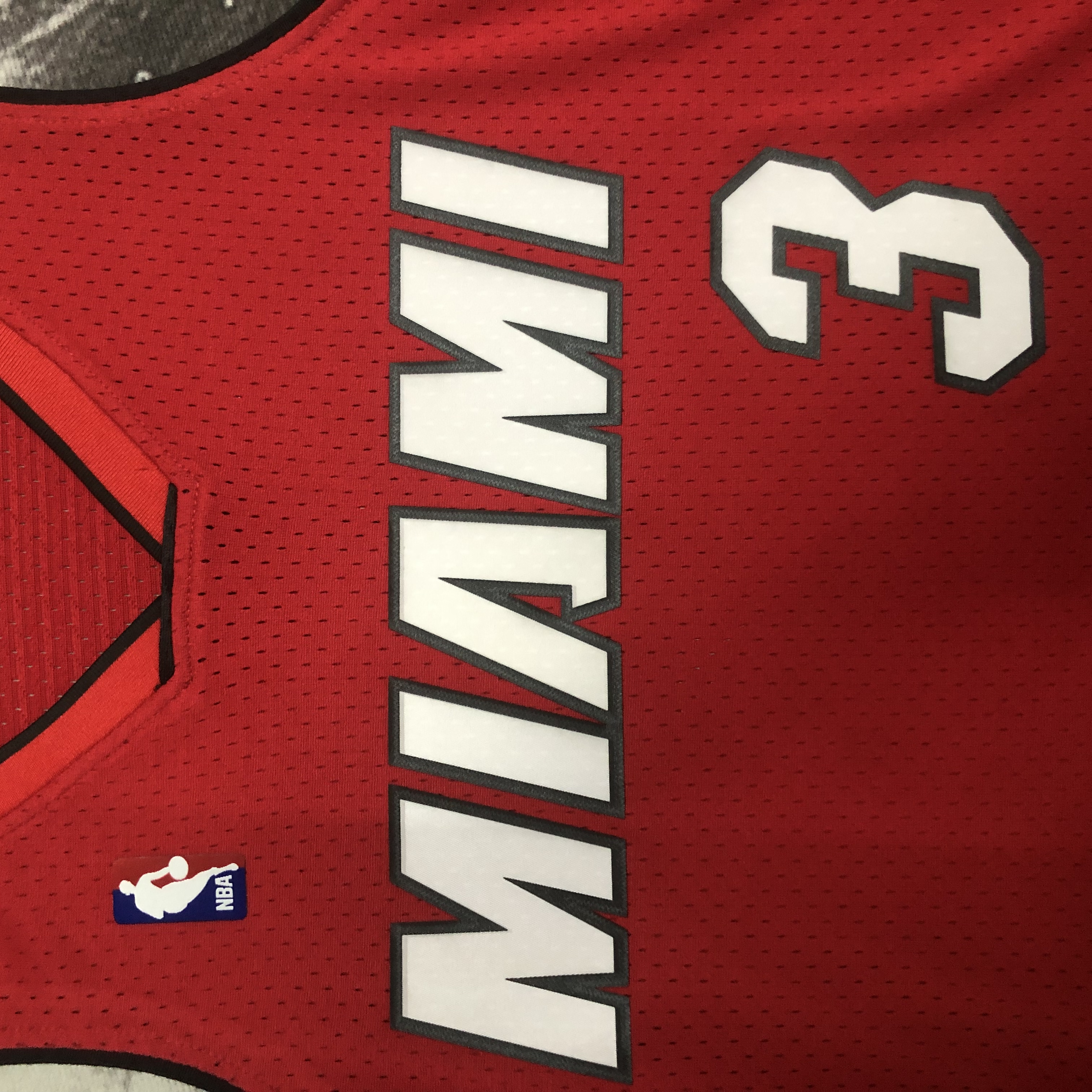 NBA Men Season 05-06 Miami Heat Red #3 WADE Jersey High Quality Name and Number Print - leoleo123123